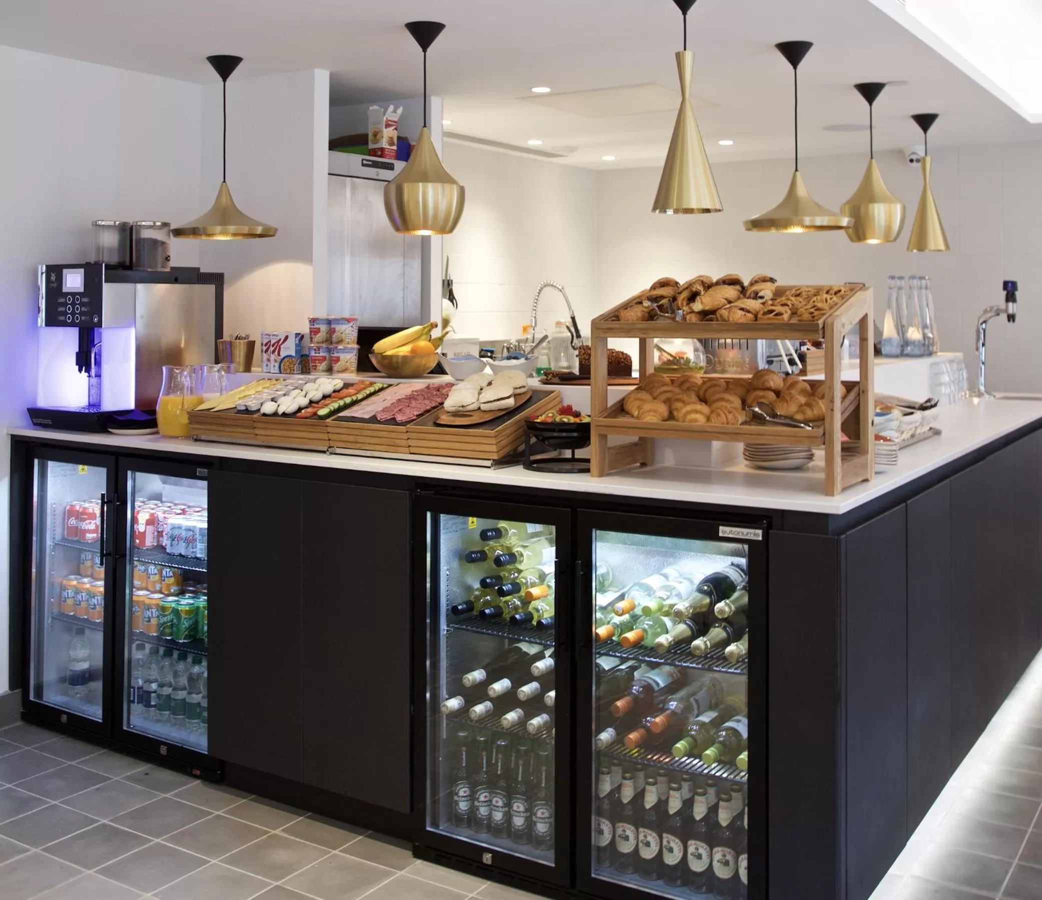 Continental breakfast in The Z Hotel Tottenham Court Road