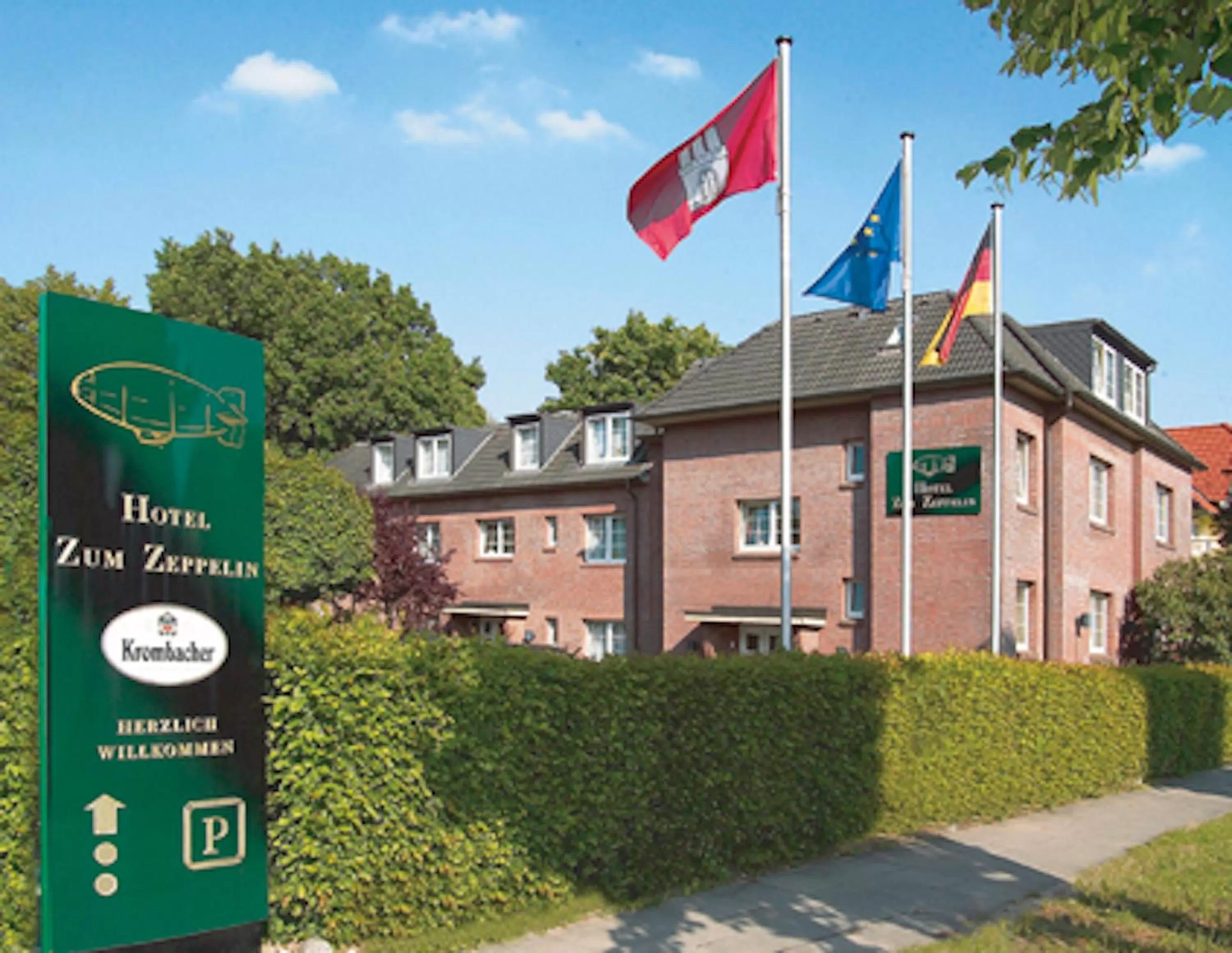 Property building in Hotel Zum Zeppelin Hamburg