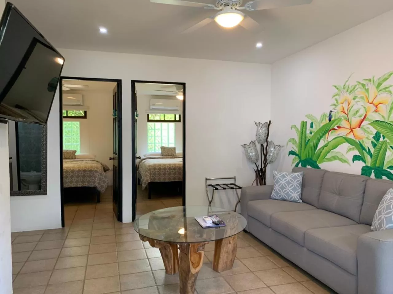 Bed in La Sirena Playa Jacó