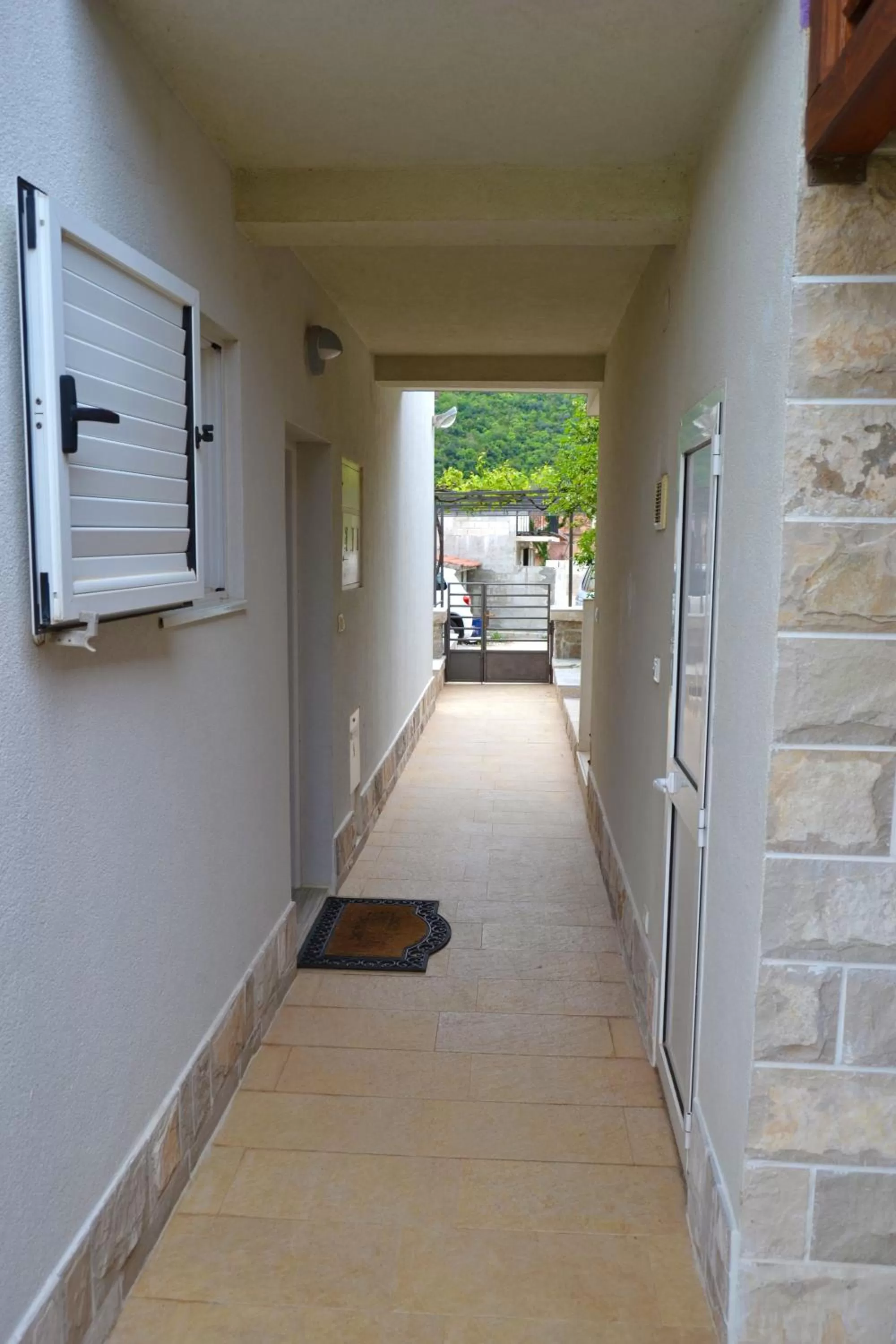 Garden view in Tivat Apartments