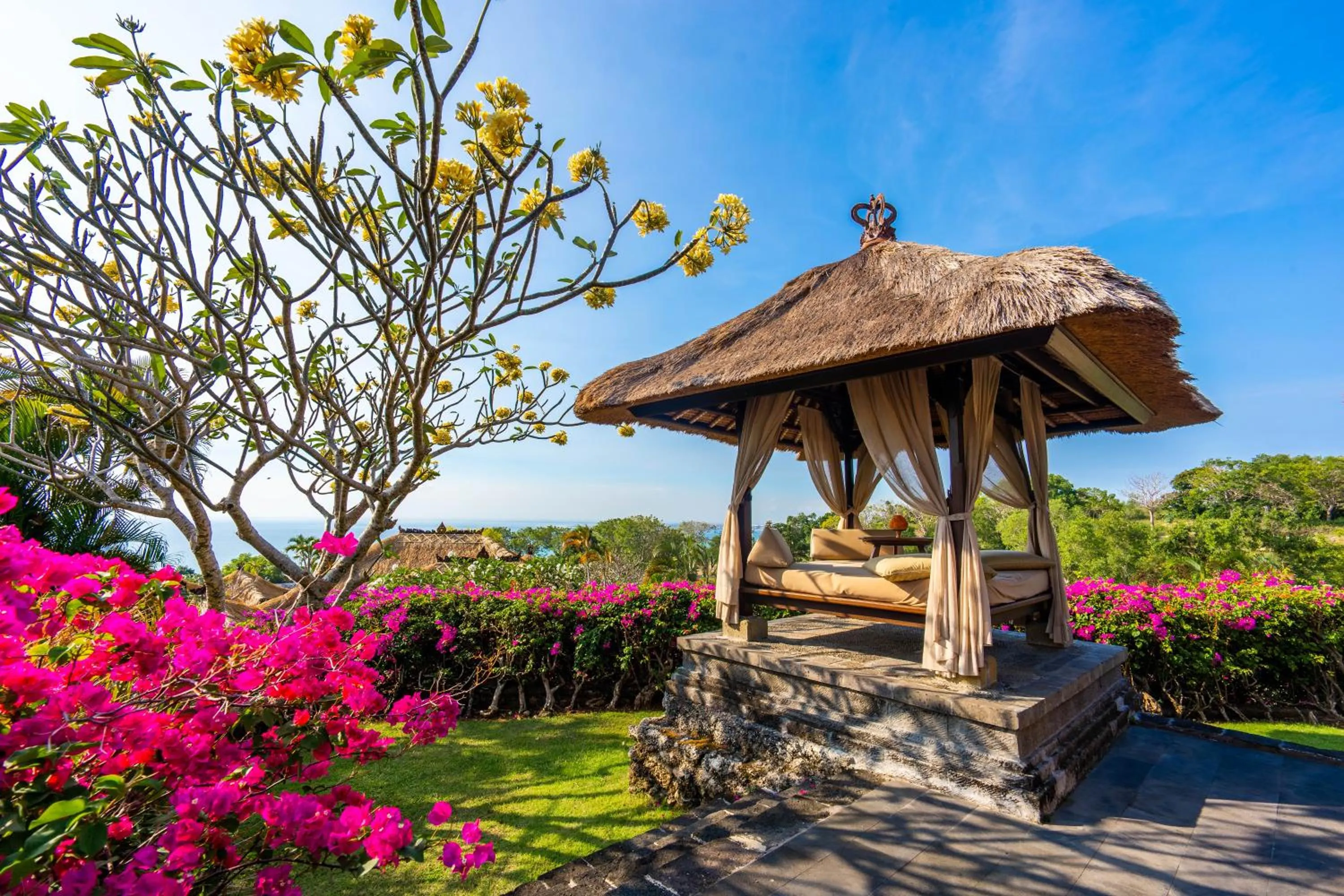 Seating area in AYANA Villas Bali