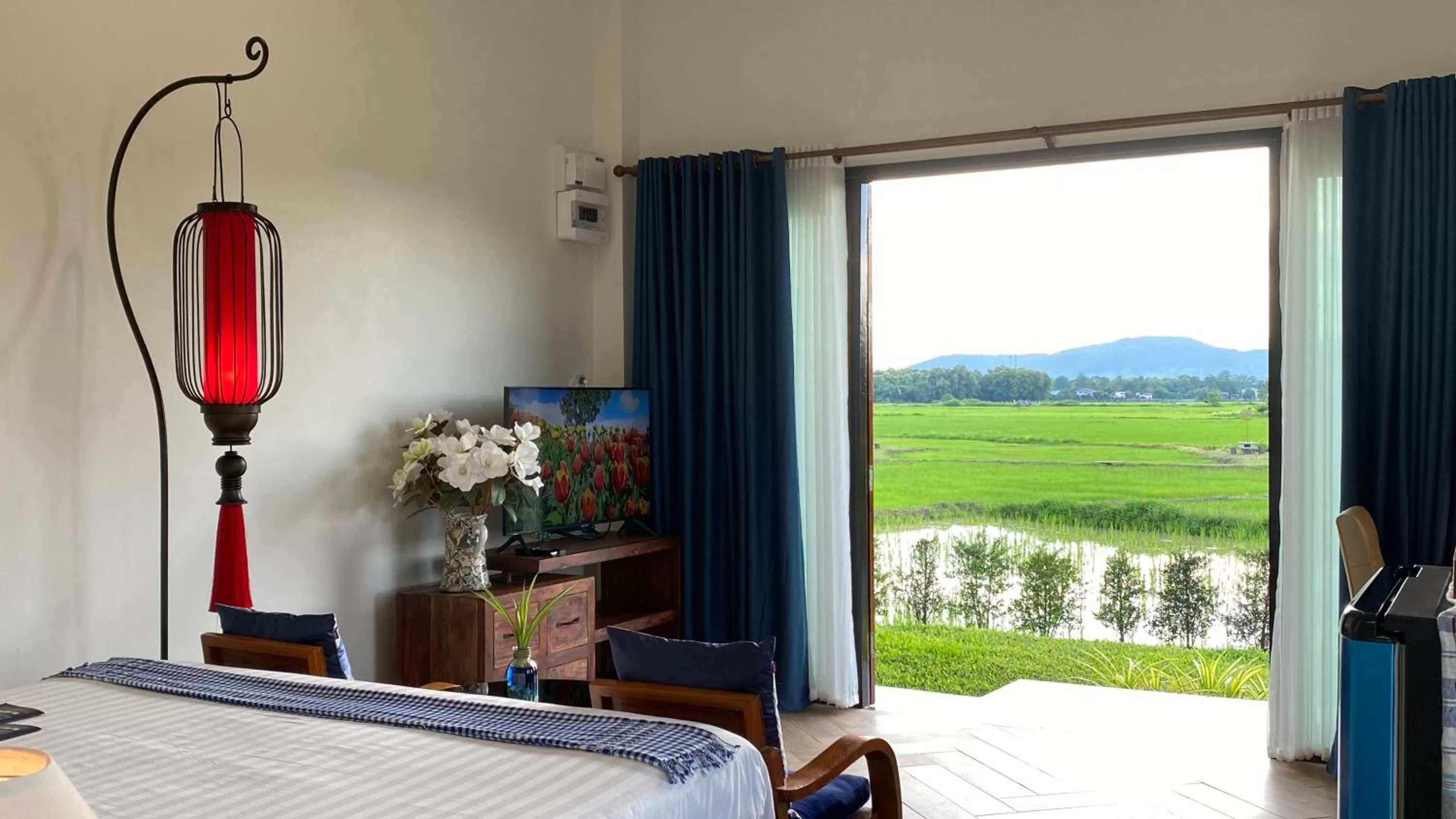 TV and multimedia, Bed in Nan Seasons Boutique Resort