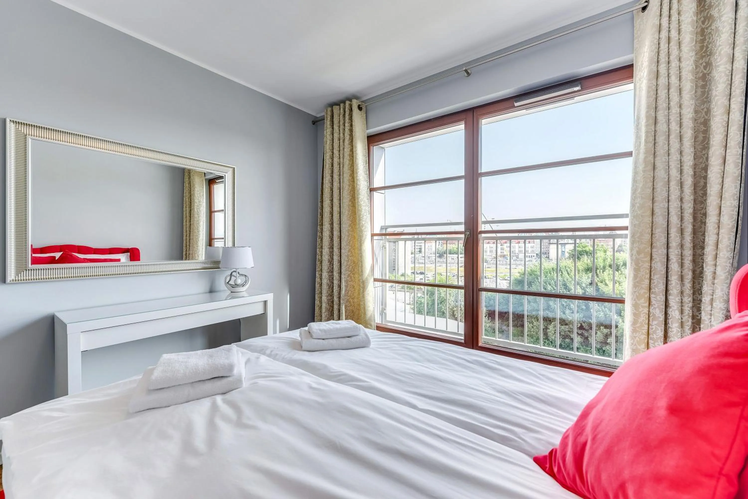 Bedroom, Bed in GRANO APARTMENTS Gdańsk Motława SPA & Wellness