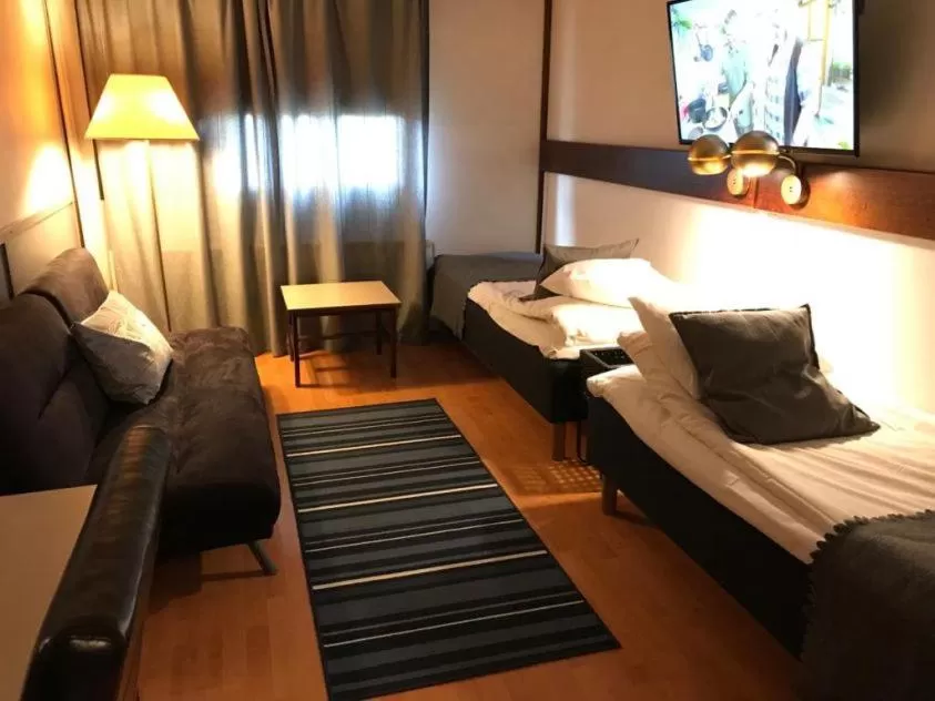 Bed in Hotel Carneval