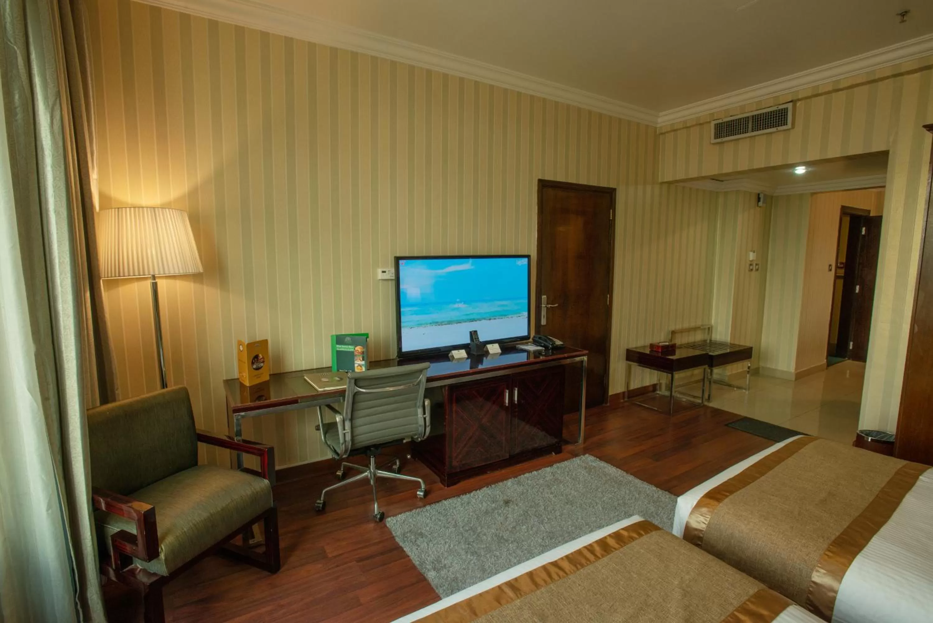 Bed in City Tower Hotel