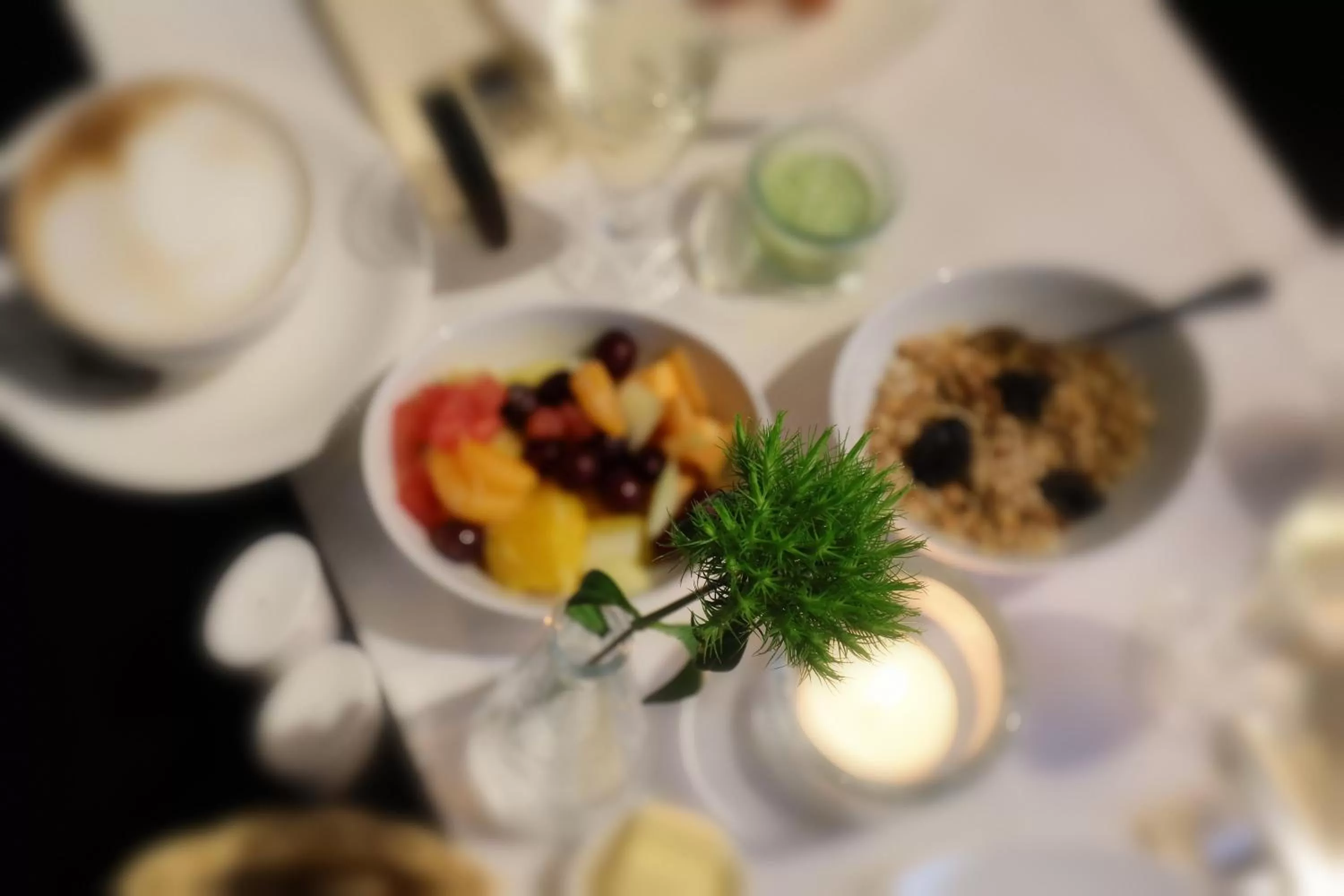 Food and drinks in Romantik Hotel Scheelehof Stralsund