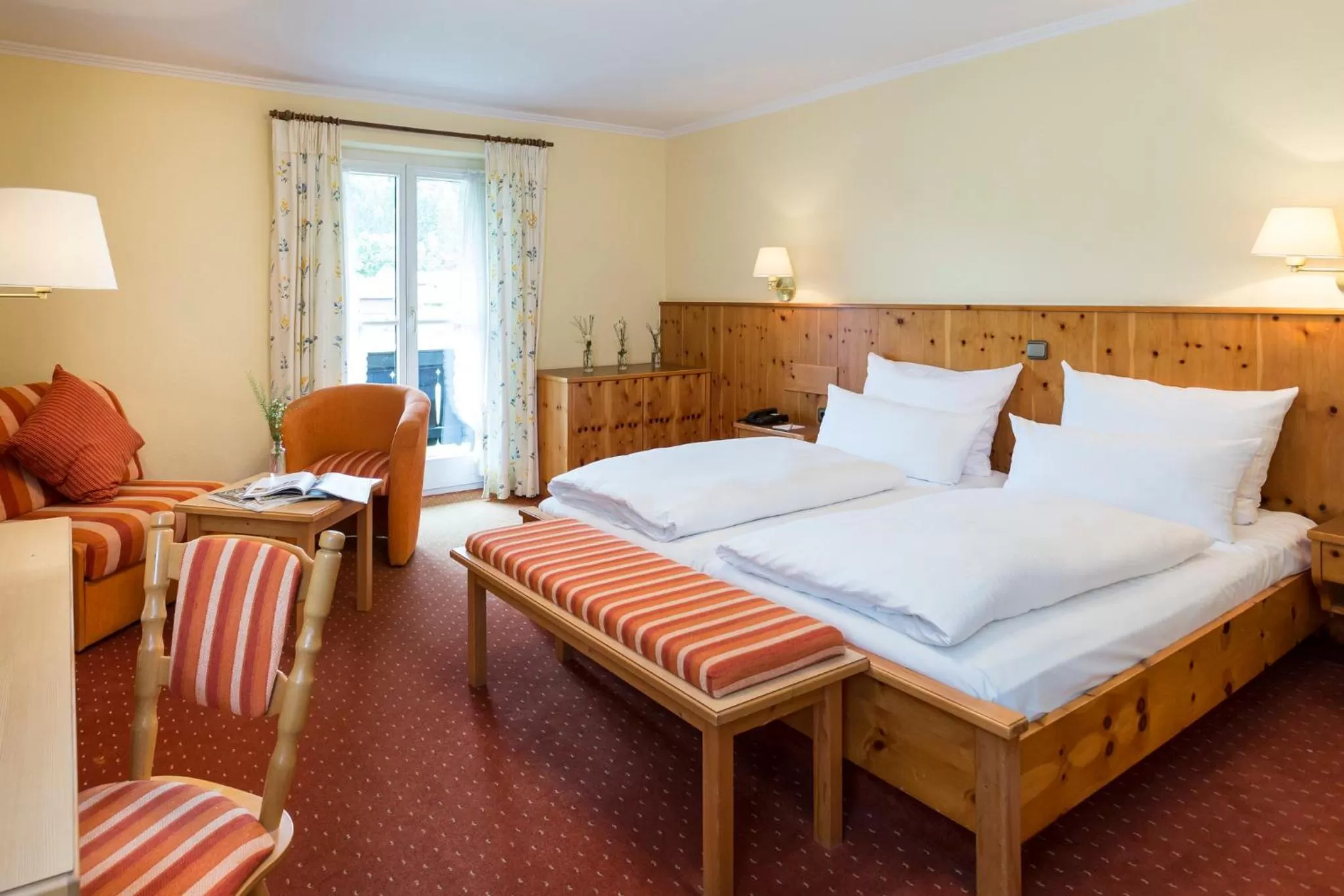 Bed in Hotel Hörterer Der Hammerwirt