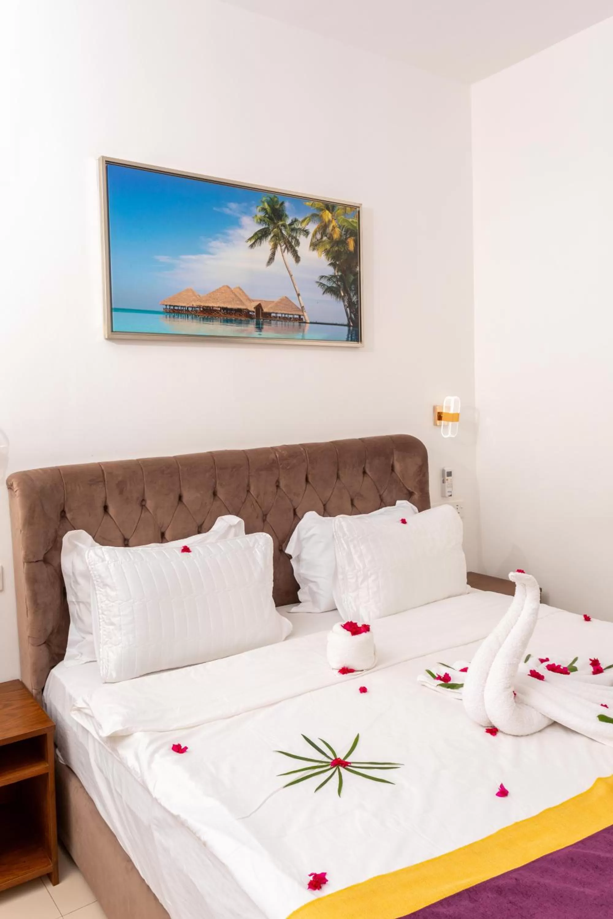 Bed in Canary Nungwi Hotel & Free SPA