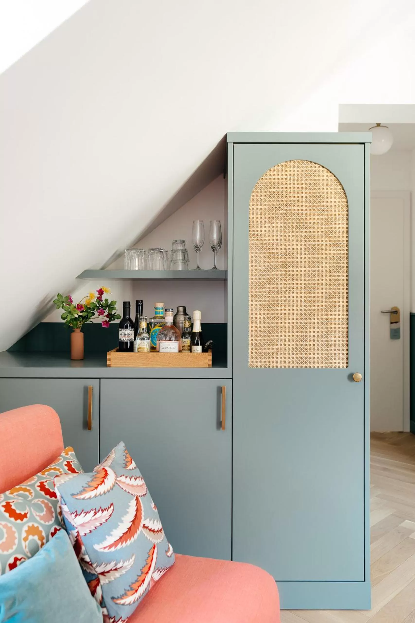 Living room in Villa Alma - a lakeside Boutique Hotel