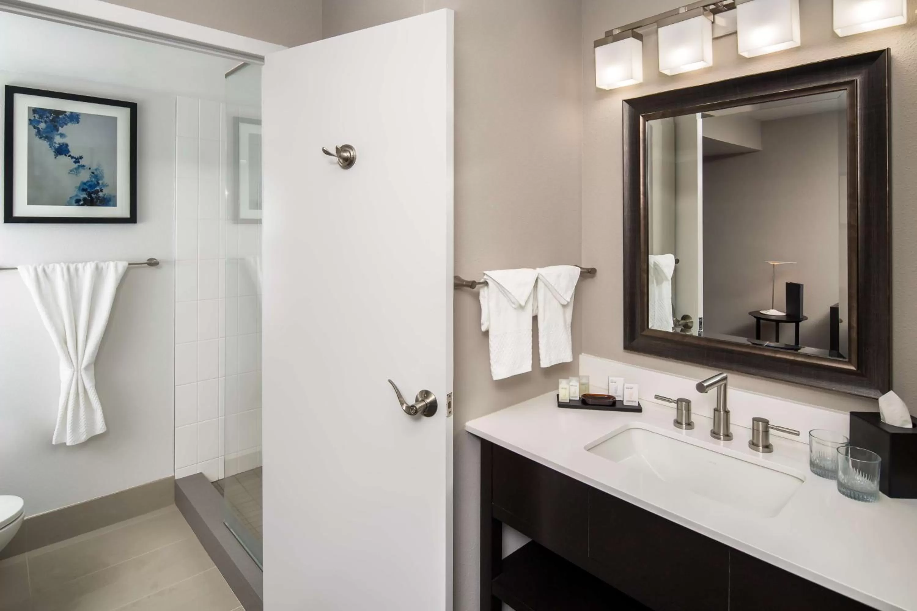 Bathroom in Embassy Suites By Hilton Seattle - Tacoma International Airport