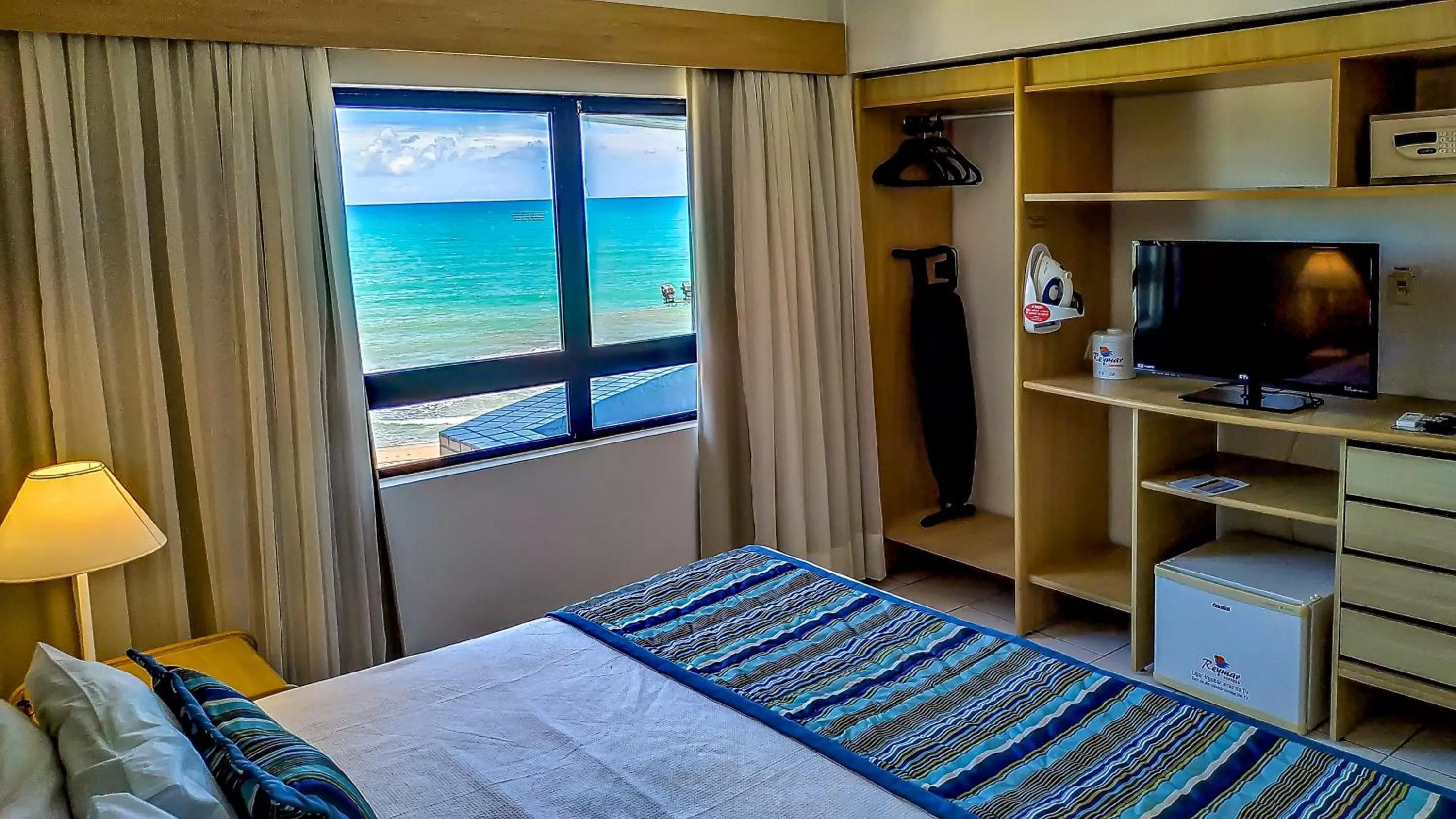 Bed in Reymar Hotel Maceió