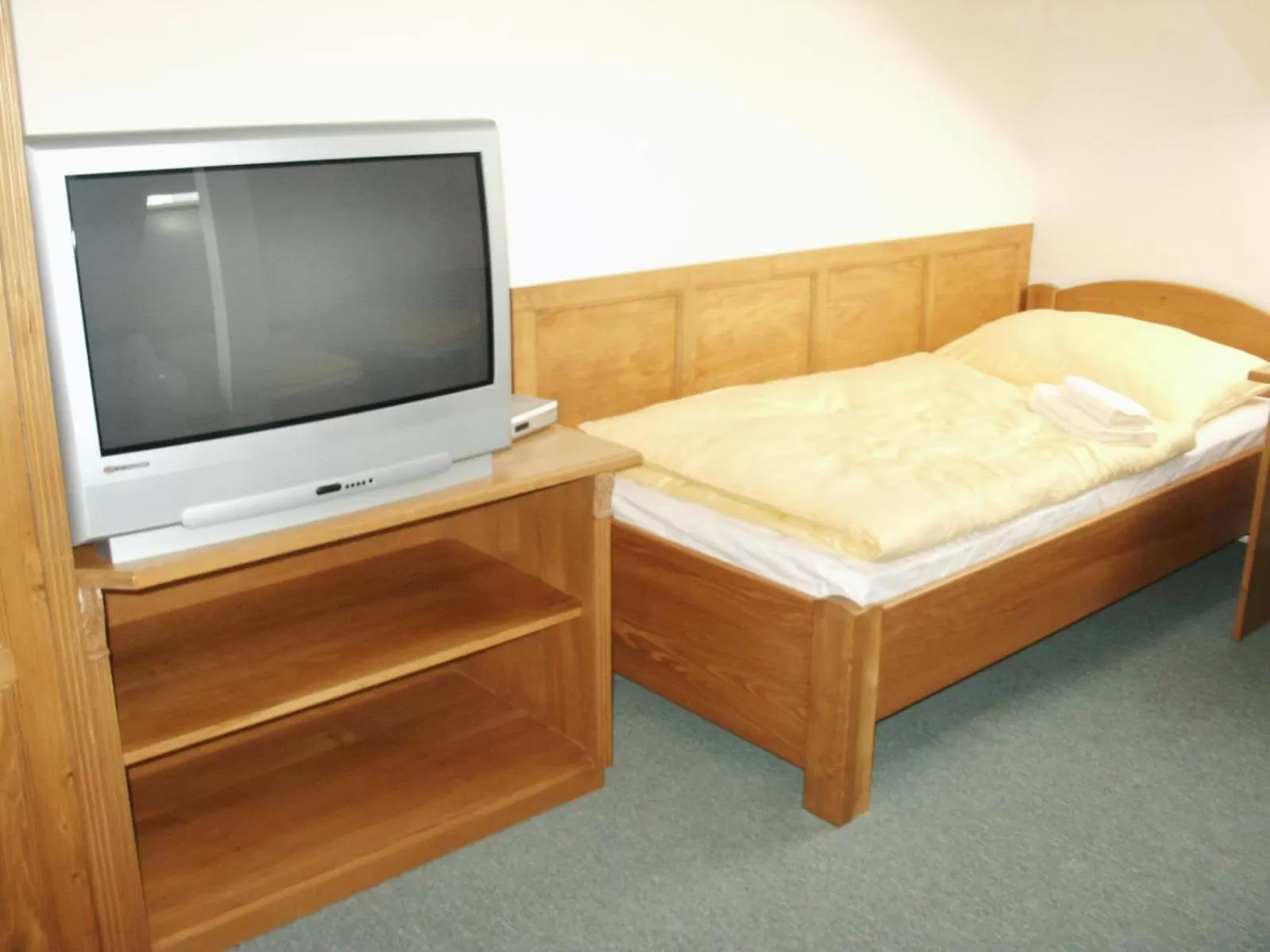 Bed in Hotel Krakonoš