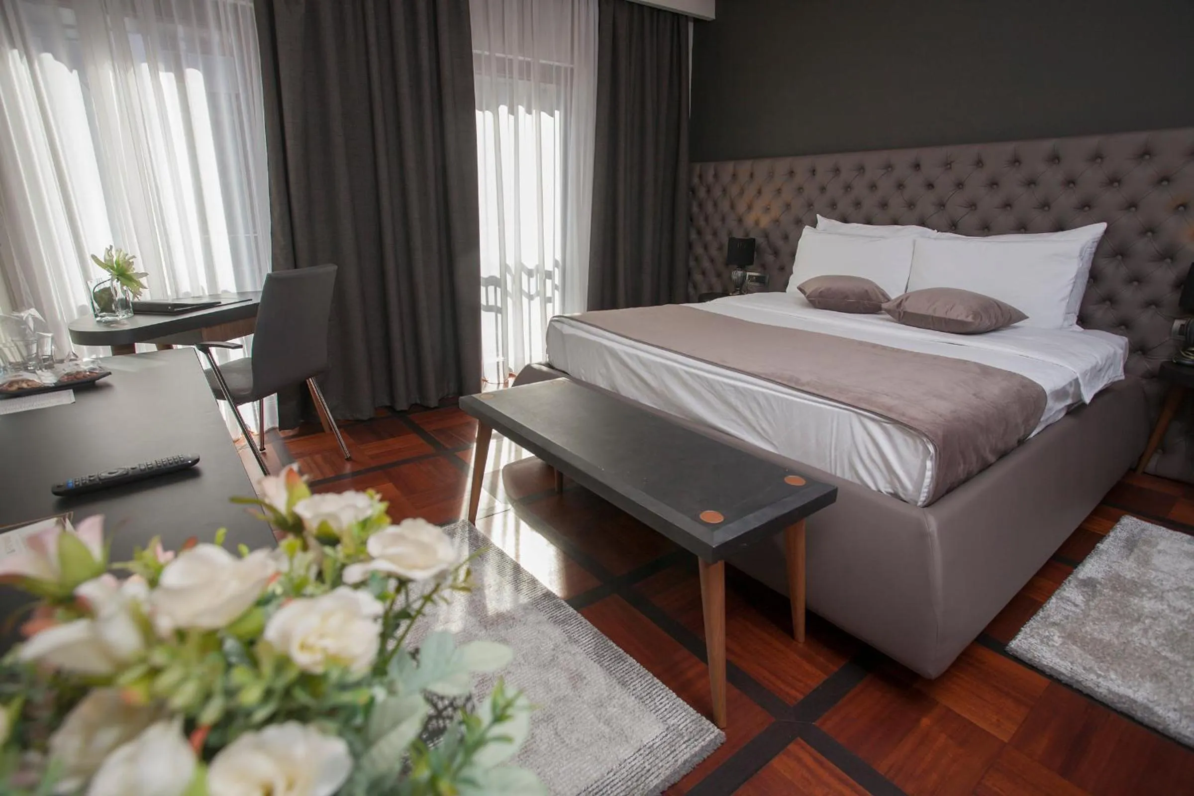 Bed in Solun Hotel & SPA