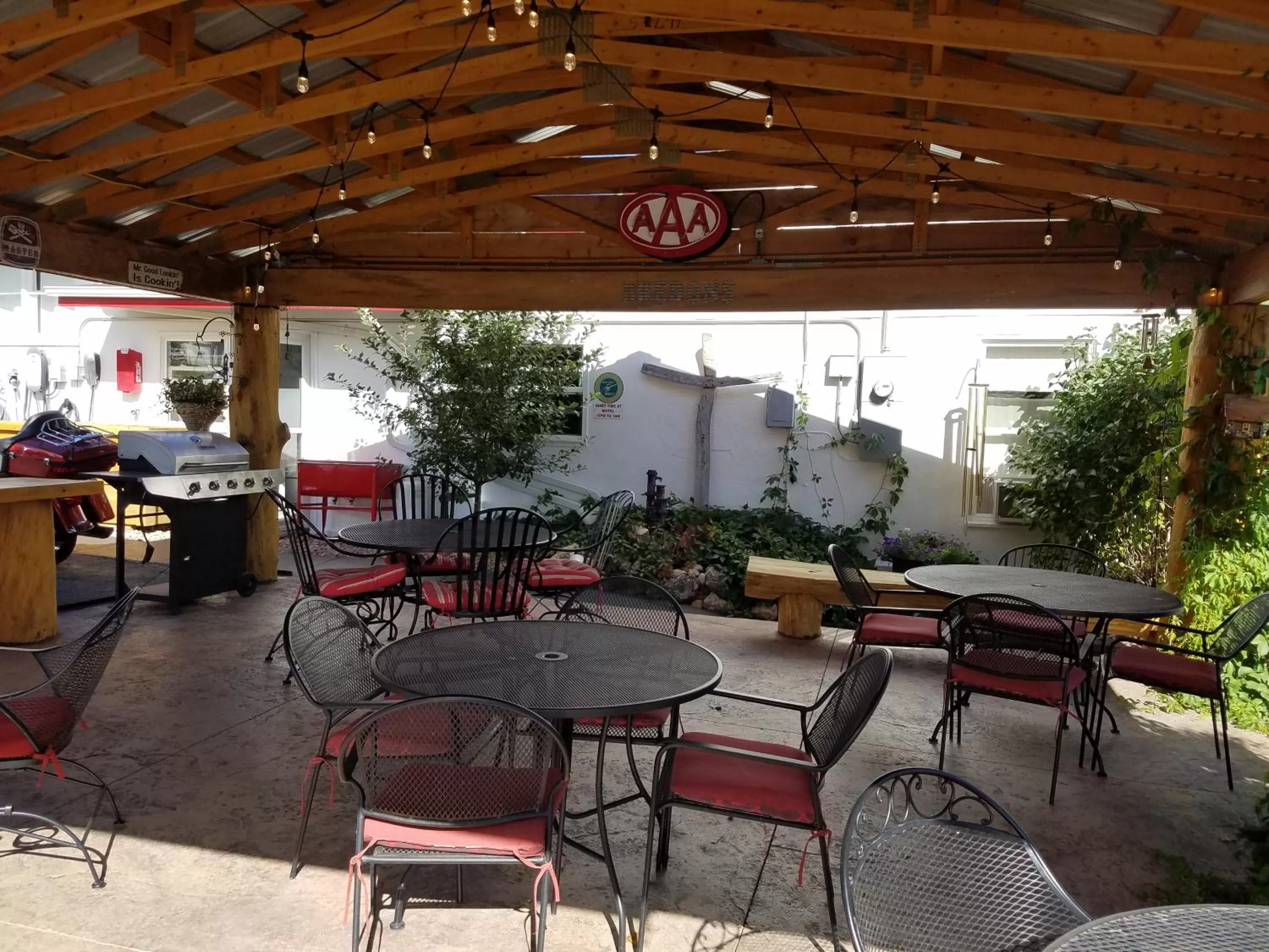 Patio in Rocket Motel