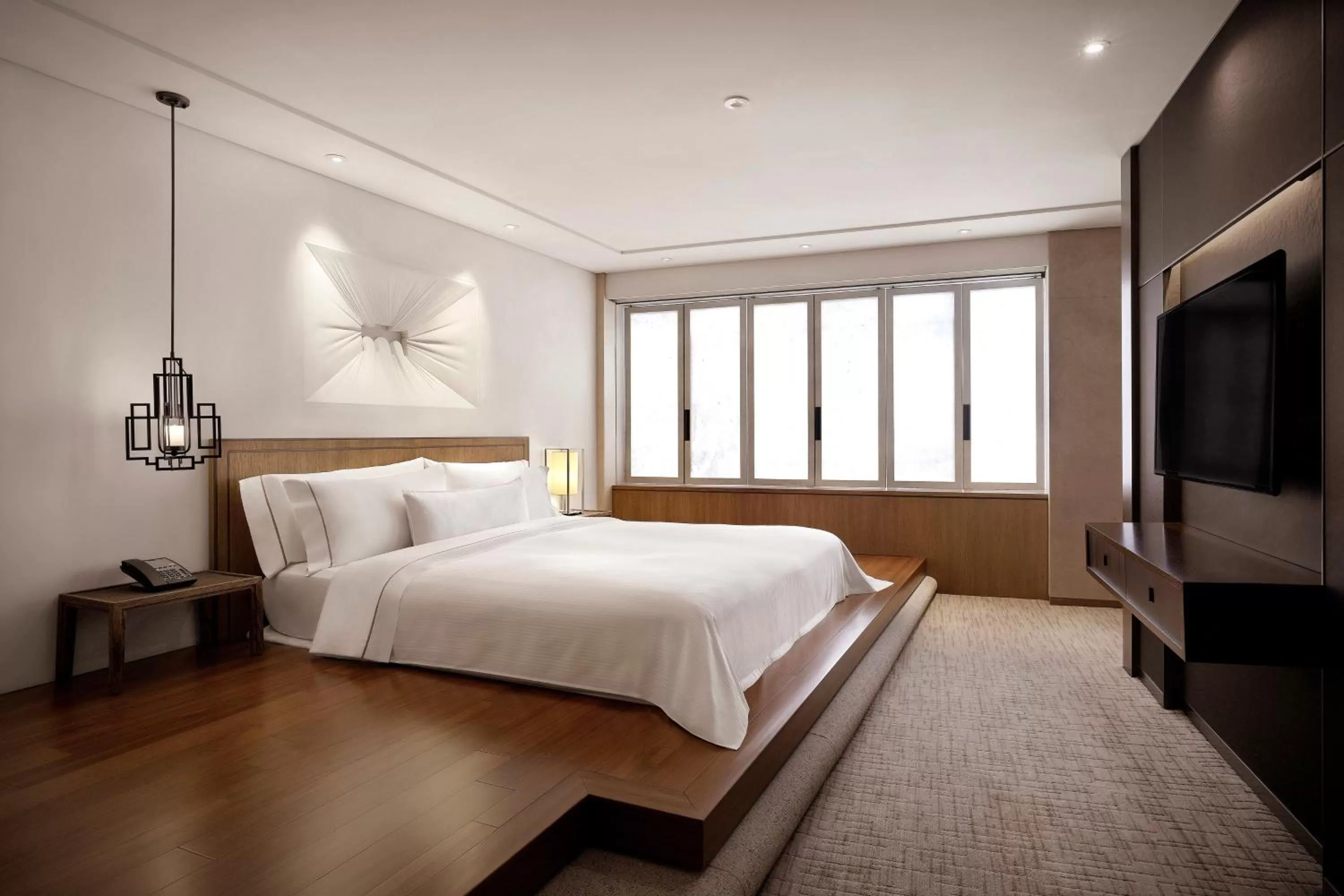 Bedroom, Bed in Westin Josun Seoul Hotel