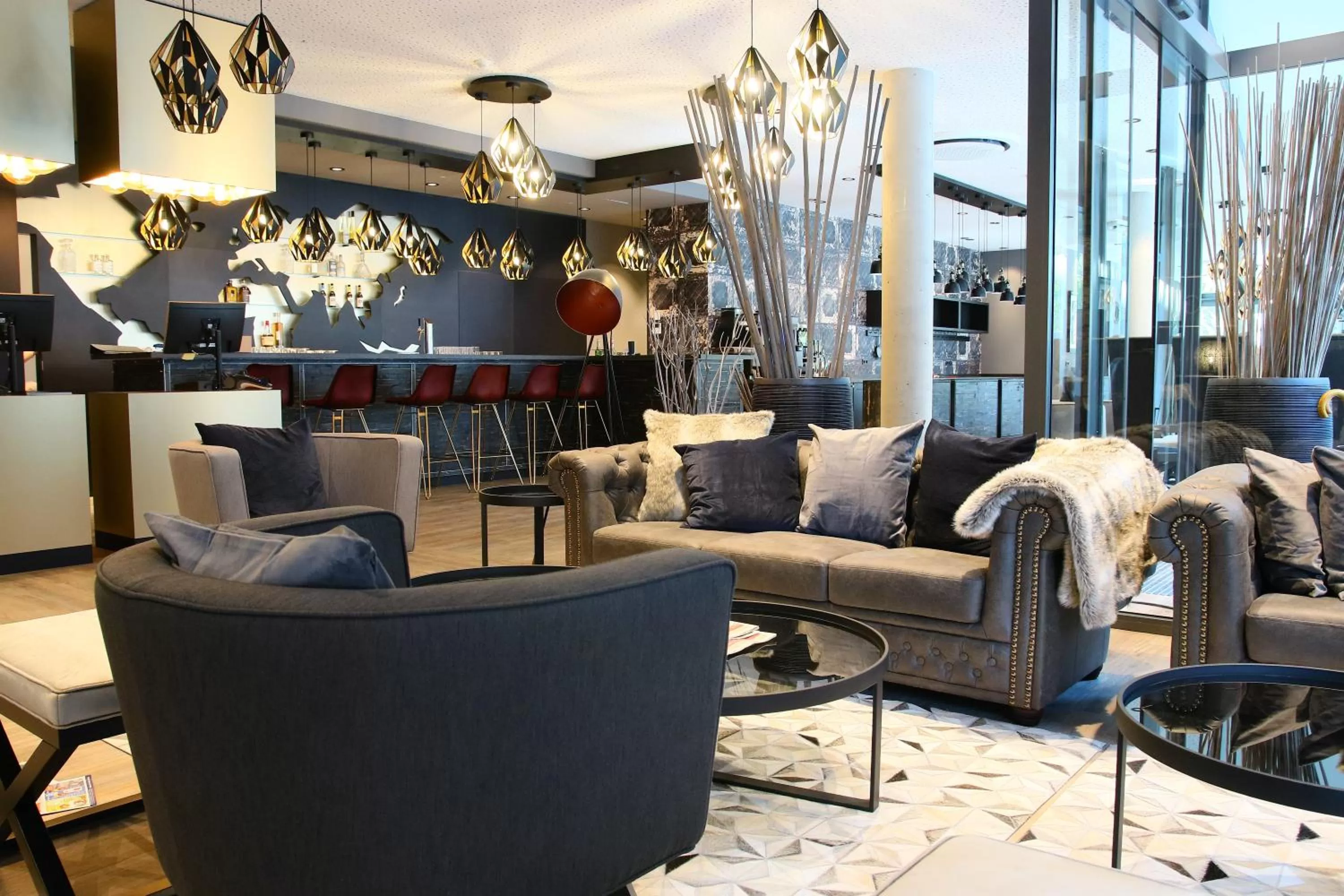 Lobby or reception in HARBR Hotel Konstanz, a member of Radisson Individuals