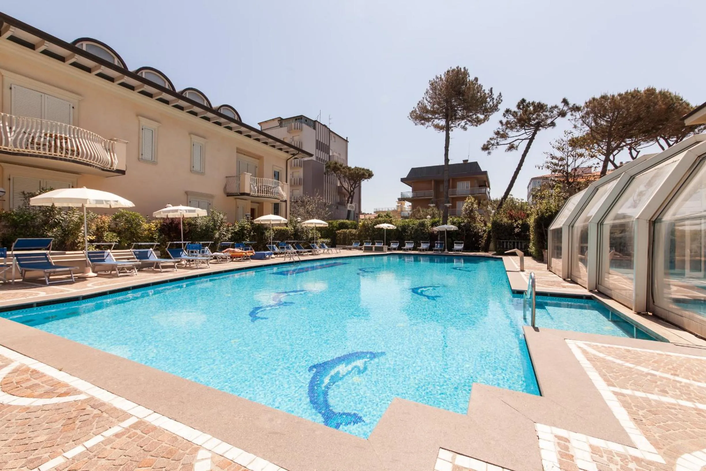 Swimming pool in Hotel Aurelia