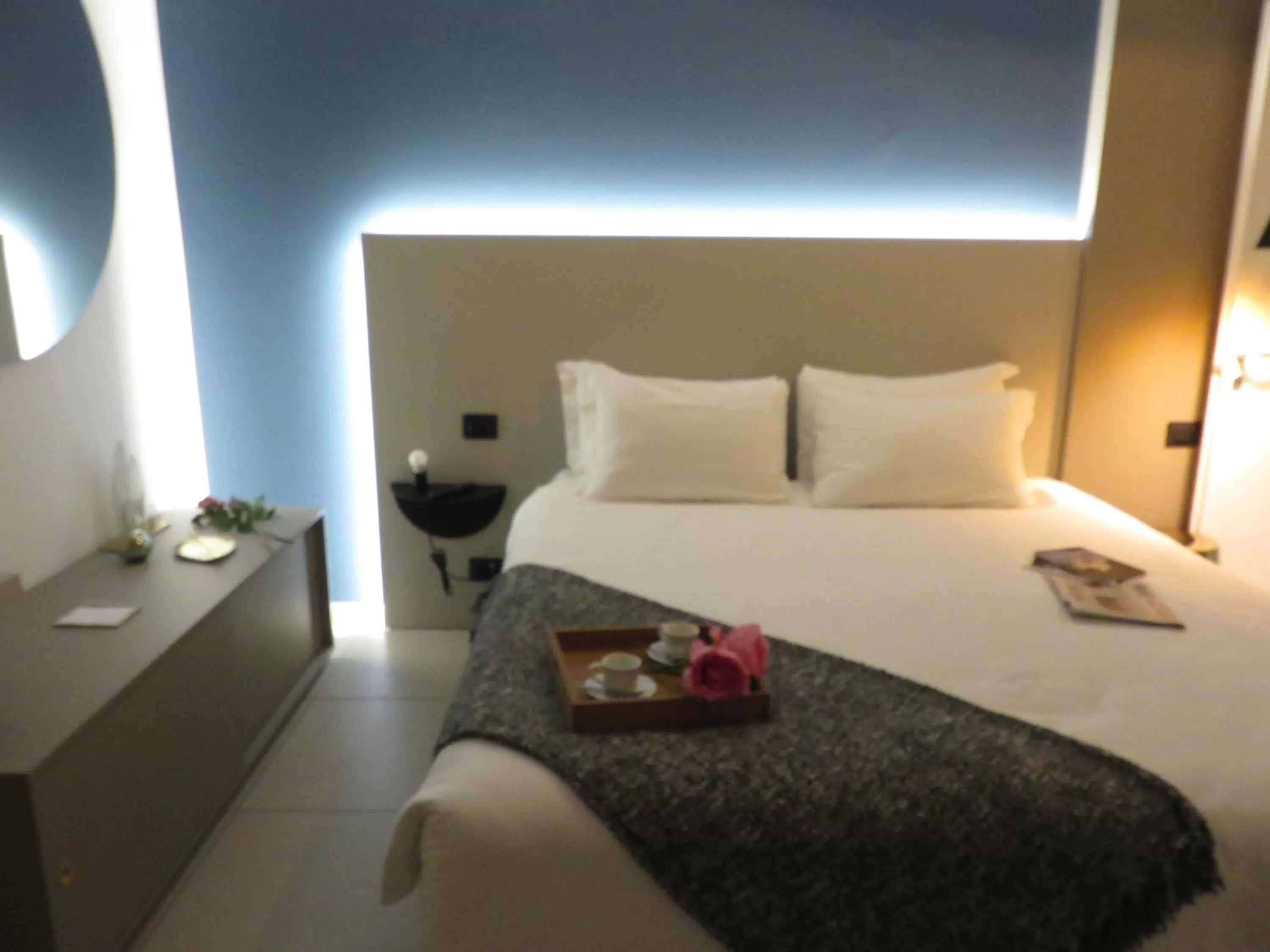 Bedroom, Bed in Palazzo Talenti 1907