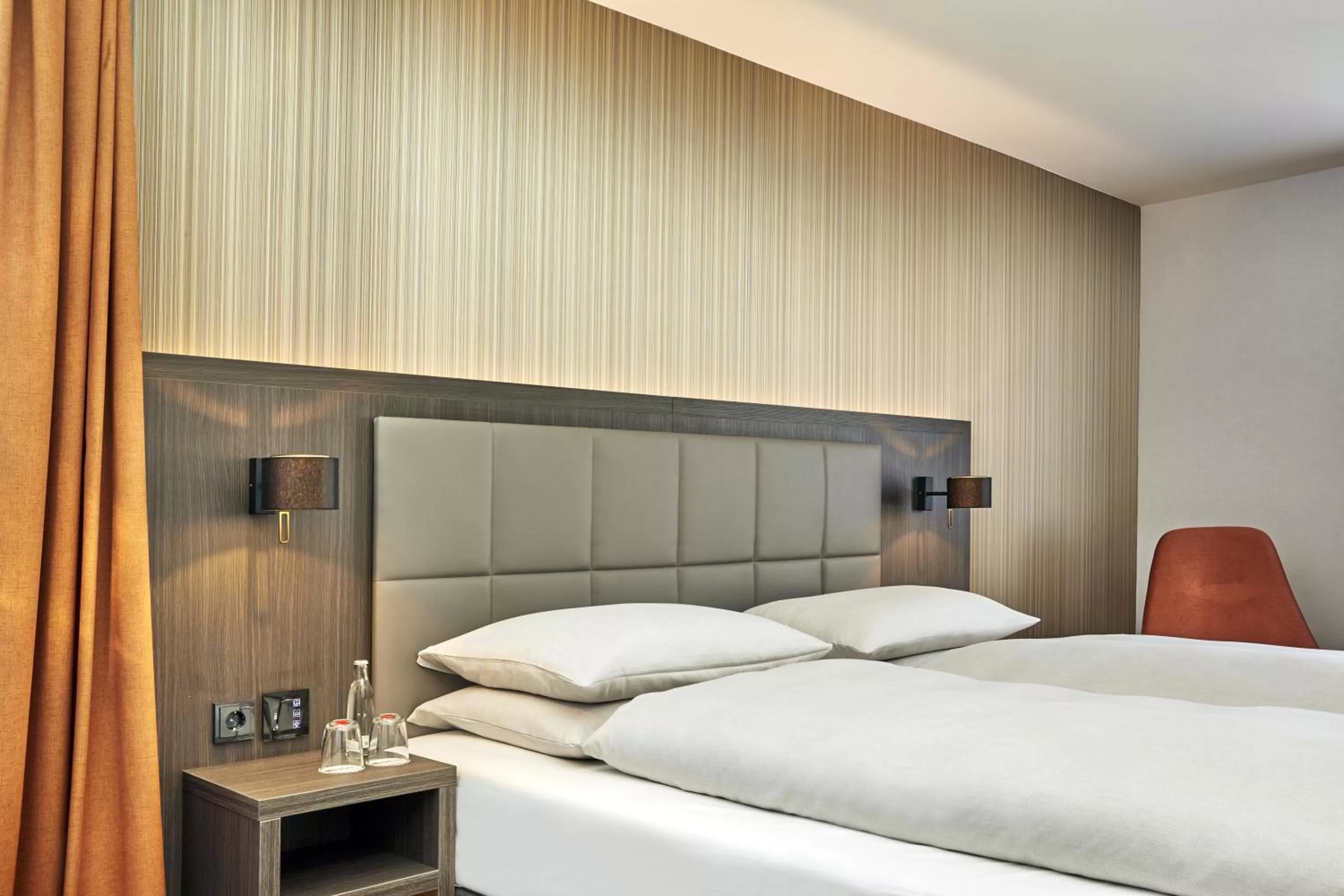 Decorative detail, Bed in H4 Hotel Residenzschloss Bayreuth