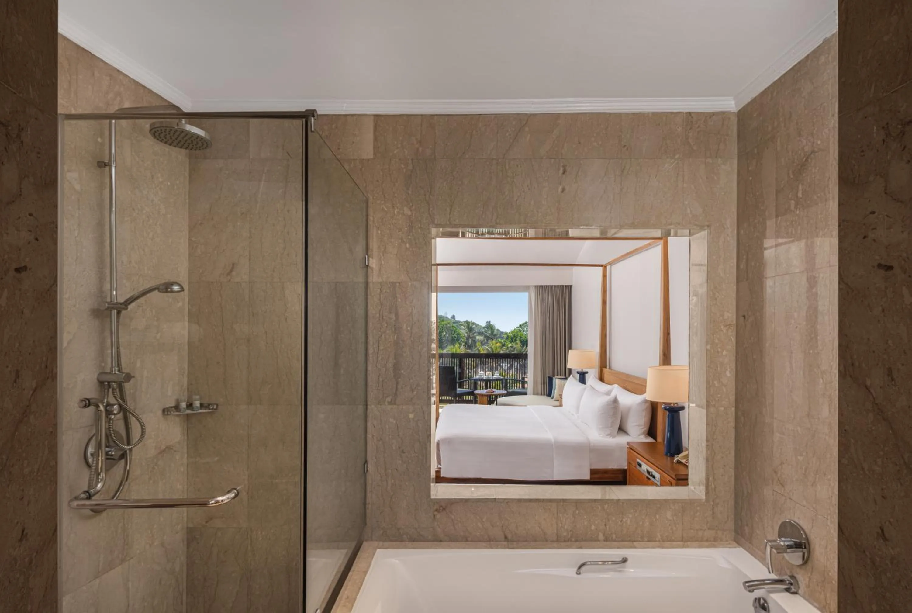 Bathroom, Bed in Occidental Eden Beruwala