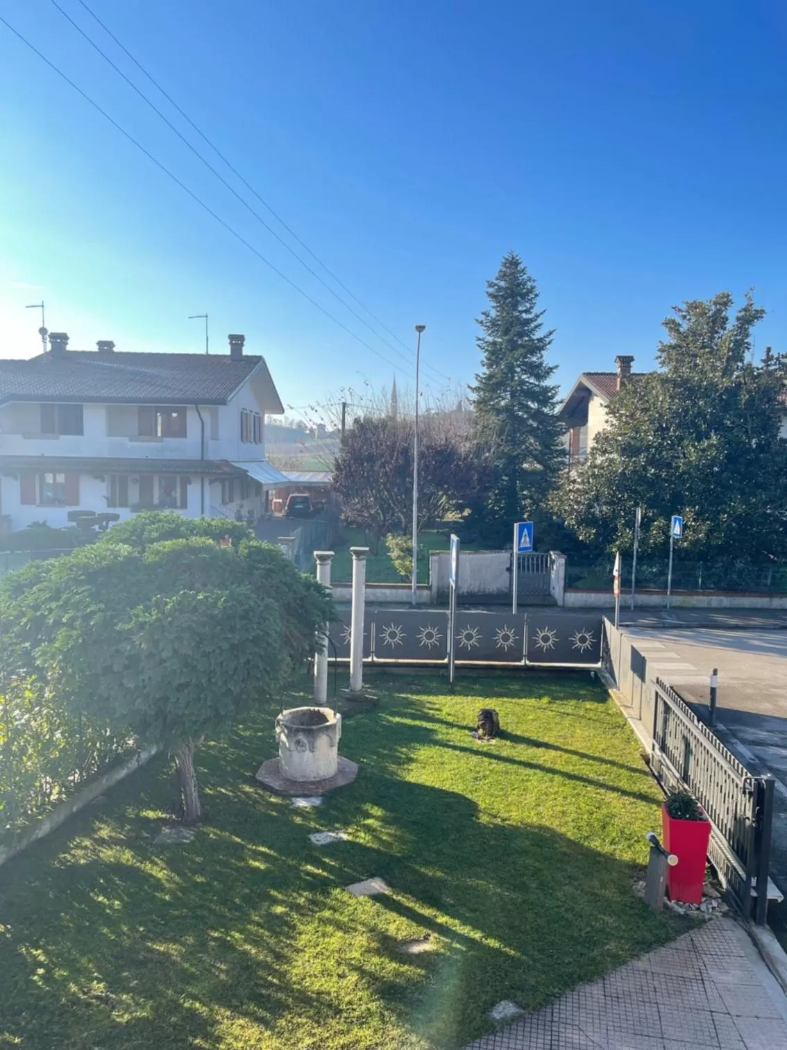 Garden view in B&B al Doremi