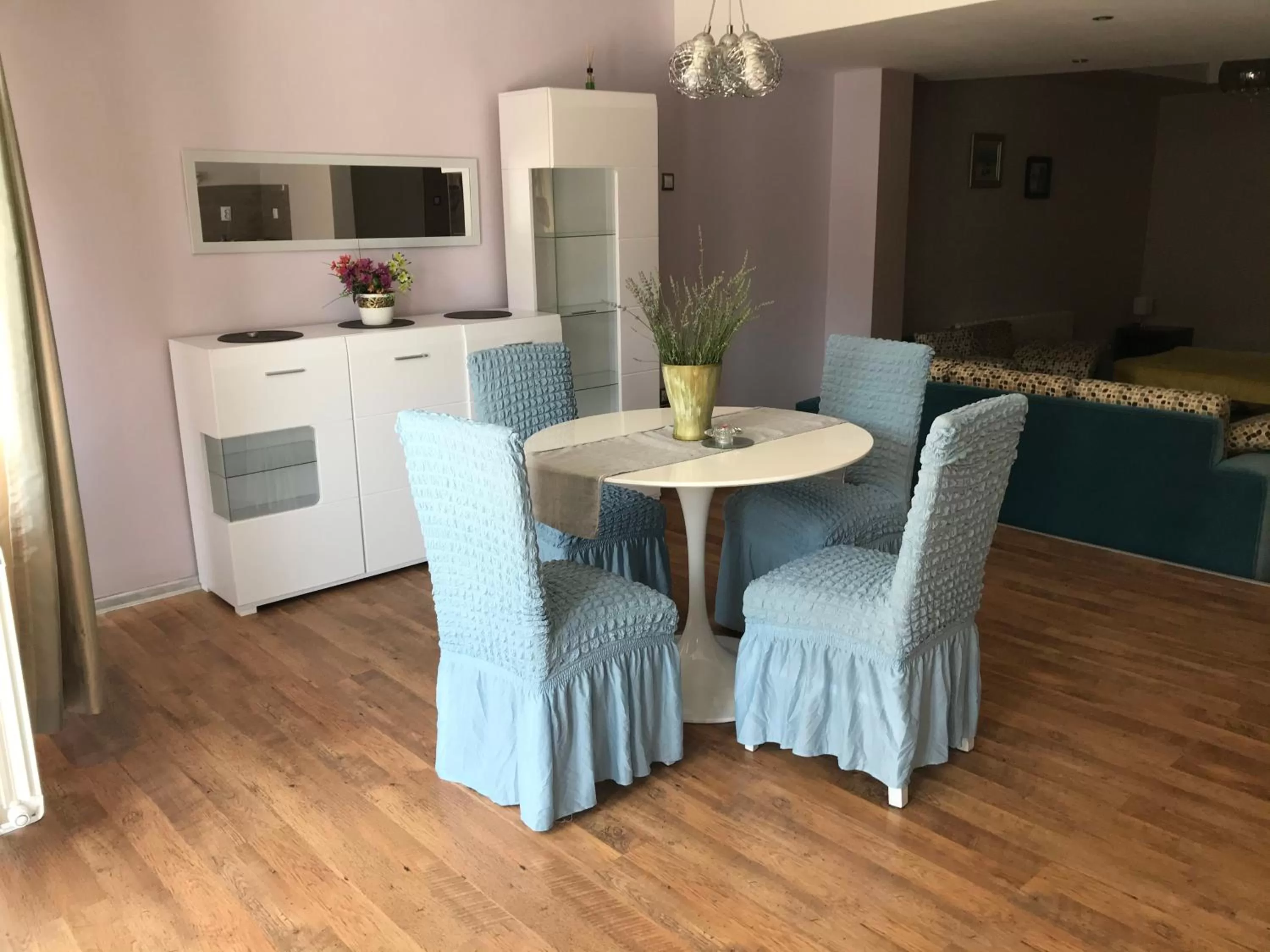 Living room, Dining Area in White Rose Family Guest House