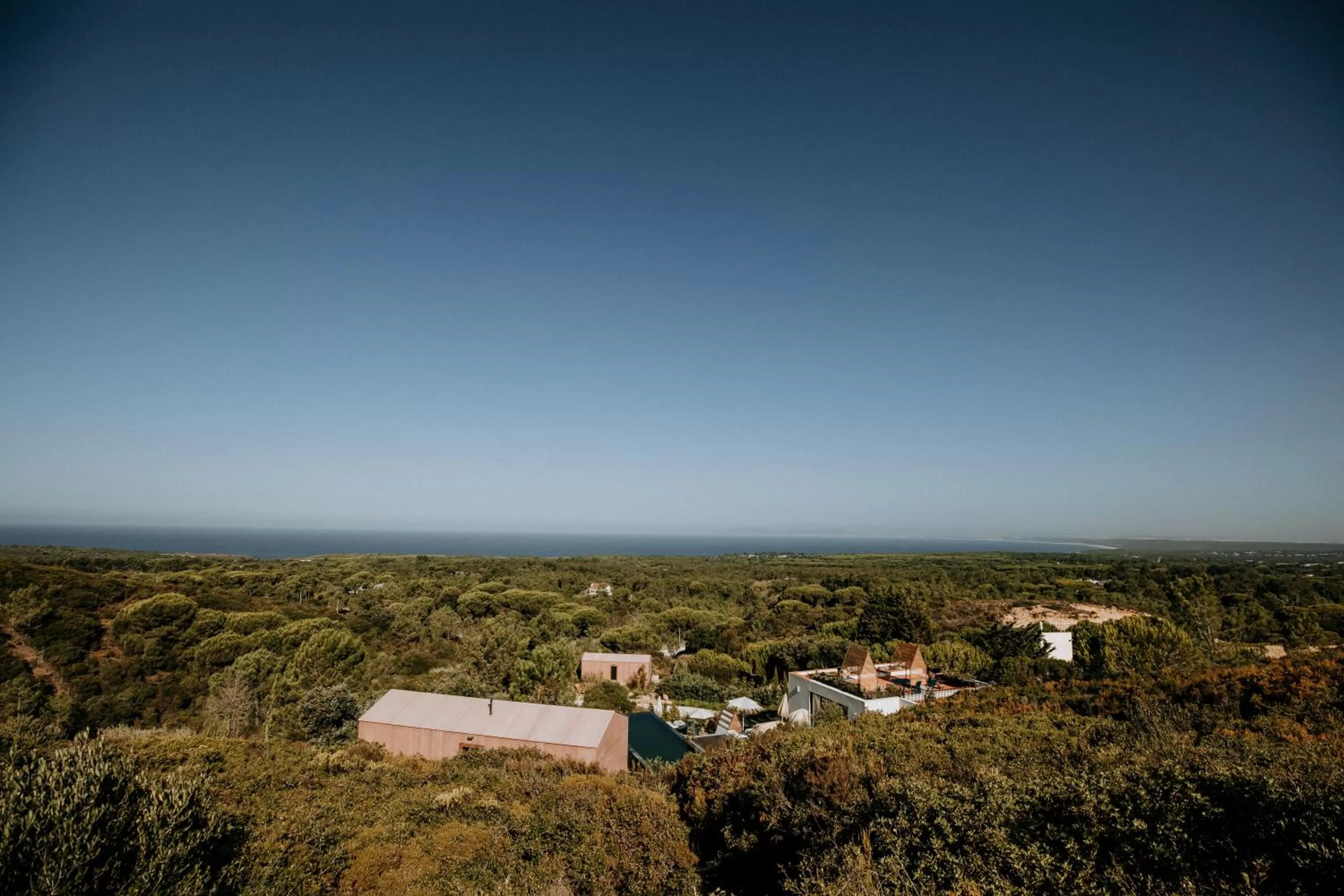Bird's eye view in Eco-lodge Villa Epicurea