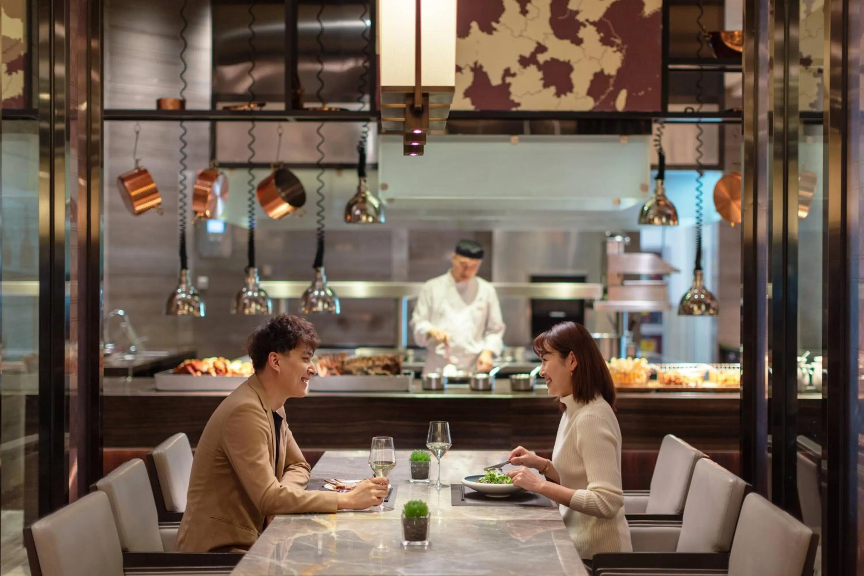 Kitchen or kitchenette in JW Marriott Hotel Yinchuan