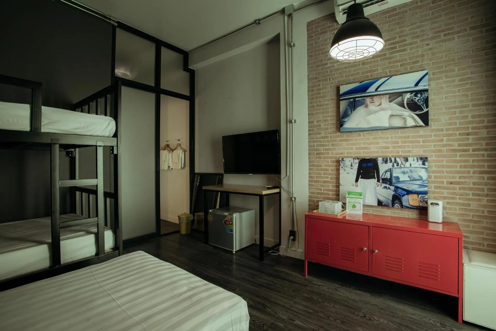 Bed in J Poshtel Chiangmai