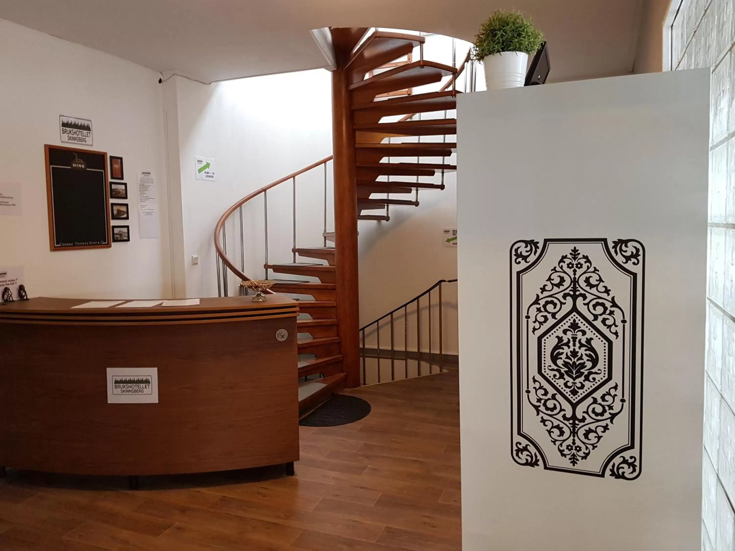 Lobby or reception in Brukshotellet Skinnsberg