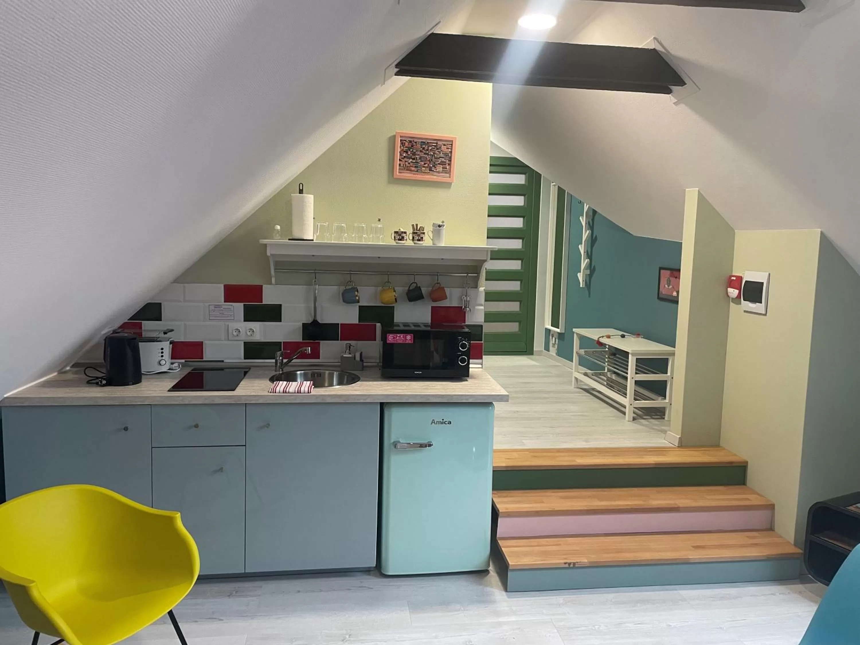 Kitchen or kitchenette in Dunakavics XIII Apartman