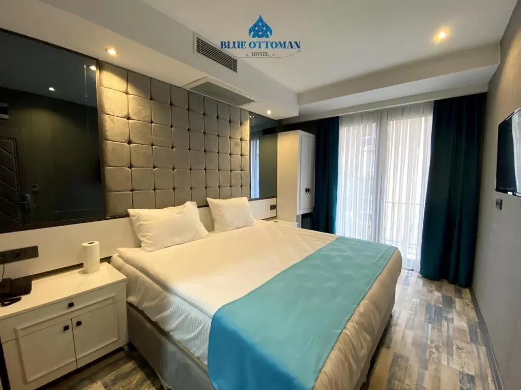 Bed in Hotel Blue Ottoman