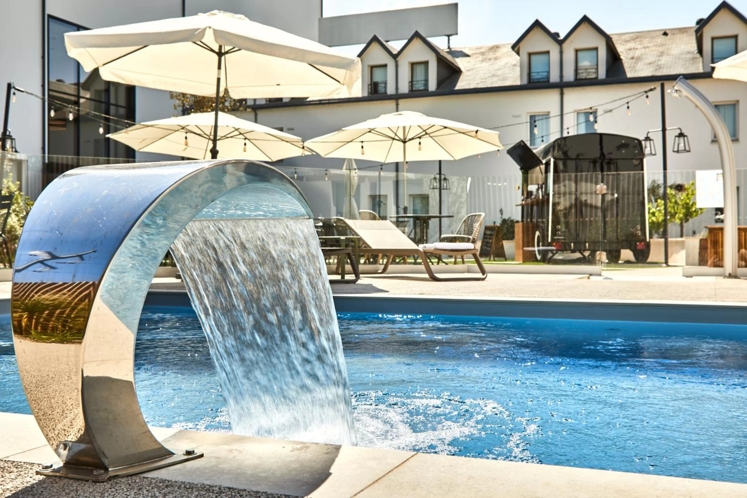 Swimming pool in ibis La Roche Sur Yon Vendespace