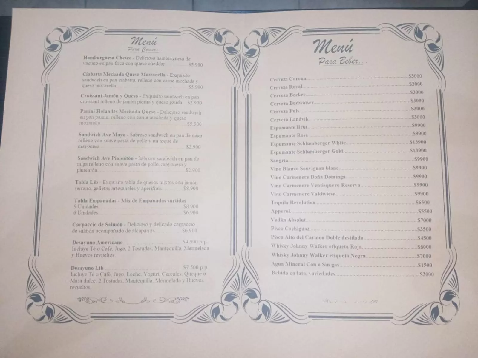 Restaurant/places to eat in Lib Hotel Bellavista