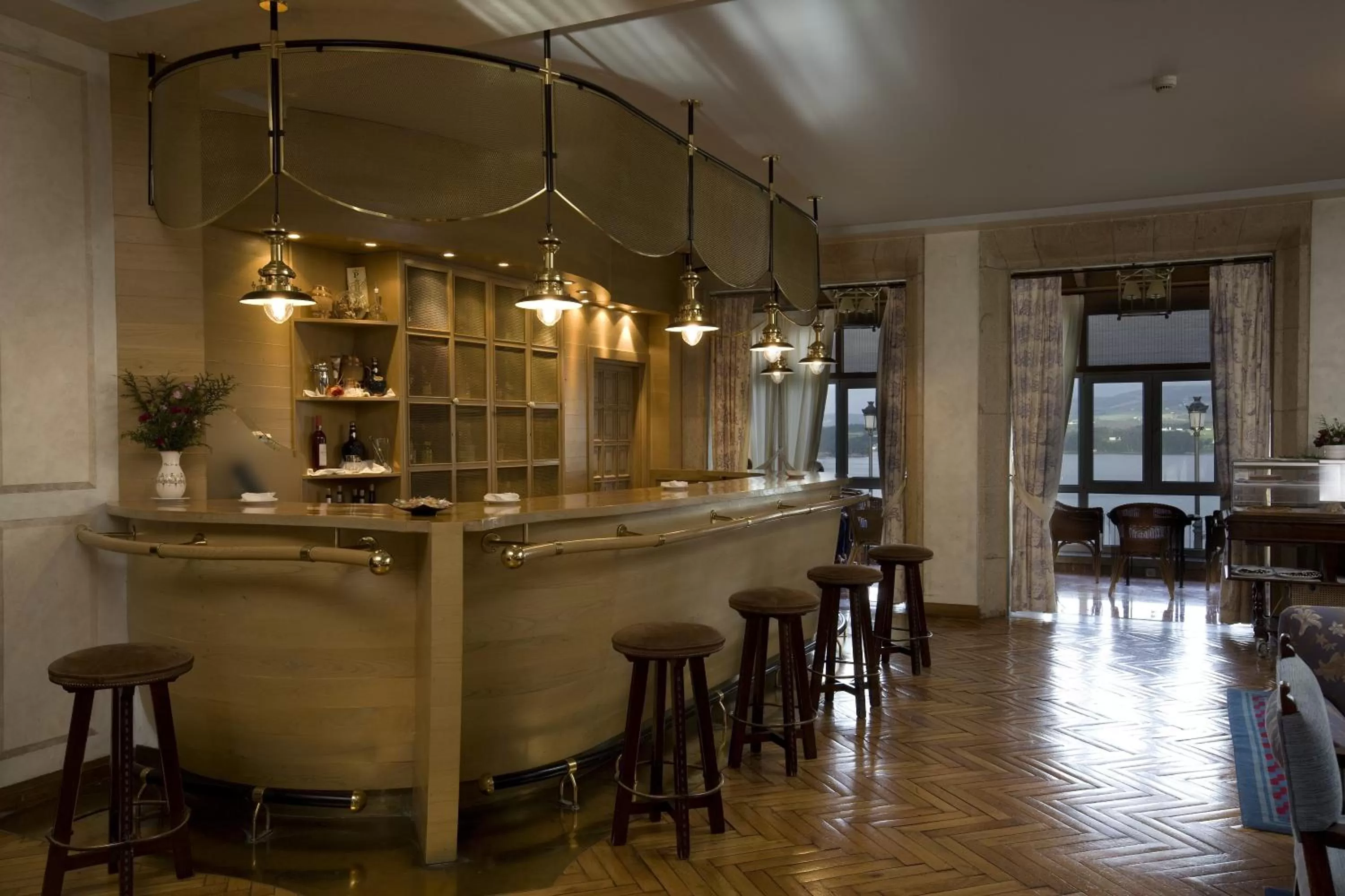 Lounge or bar in Parador de Ribadeo