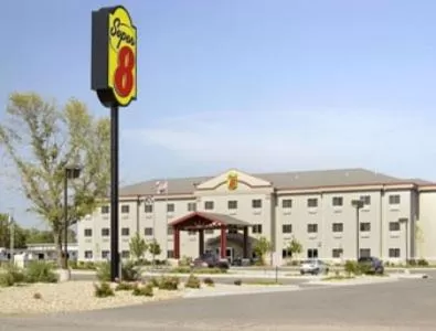 Facade/entrance in Super 8 by Wyndham Topeka at Forbes Landing