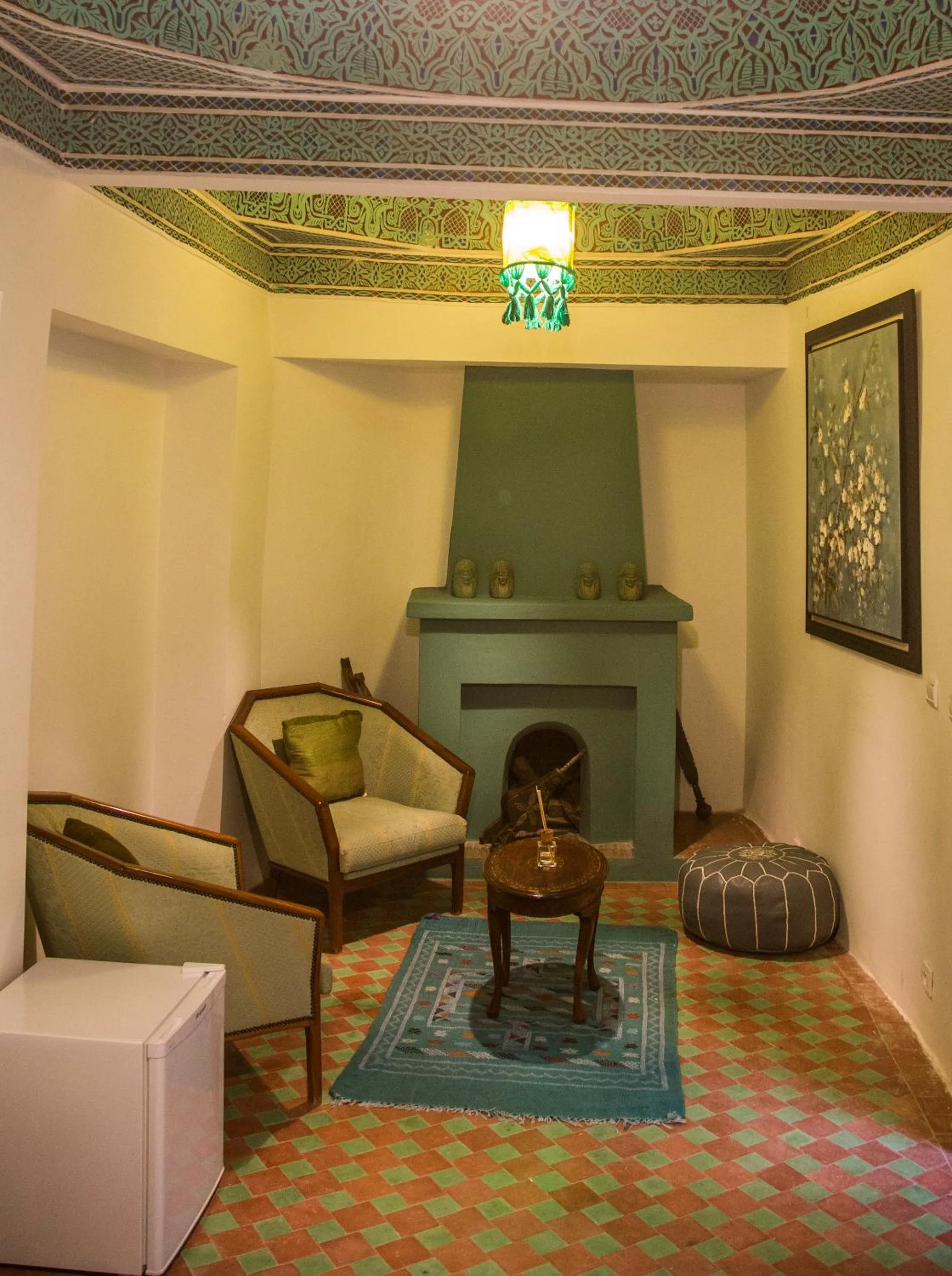 Seating area in Riad Hidden