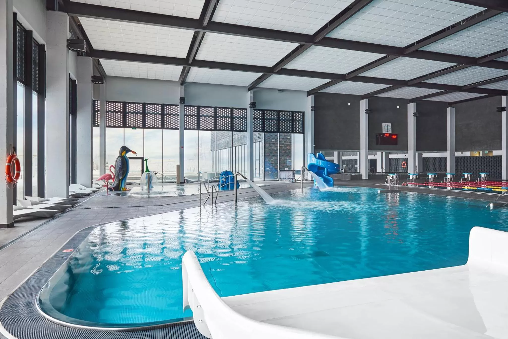 Pool view in Termy Warmińskie