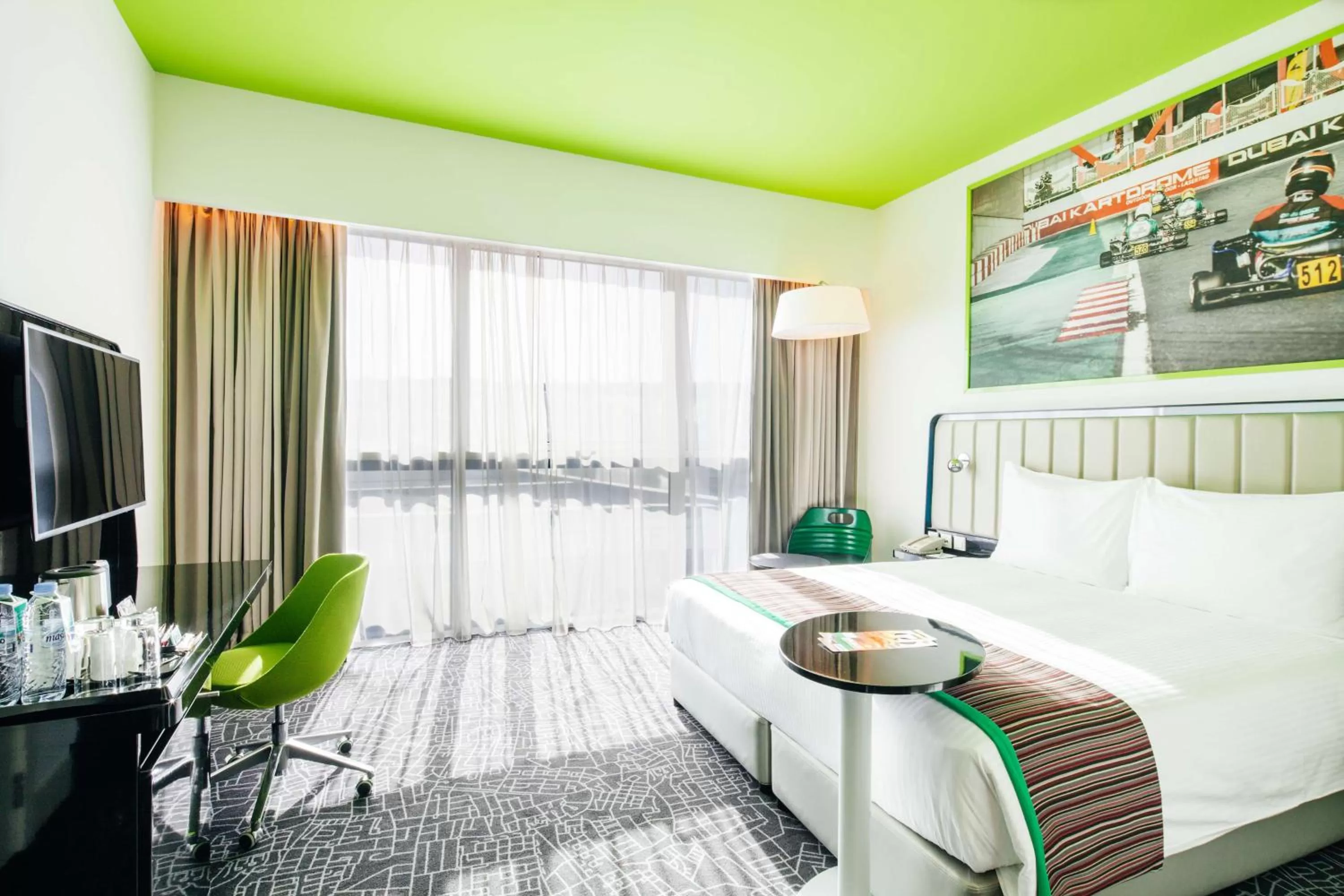 Photo of the whole room, Bed in Park Inn by Radisson Dubai Motor City