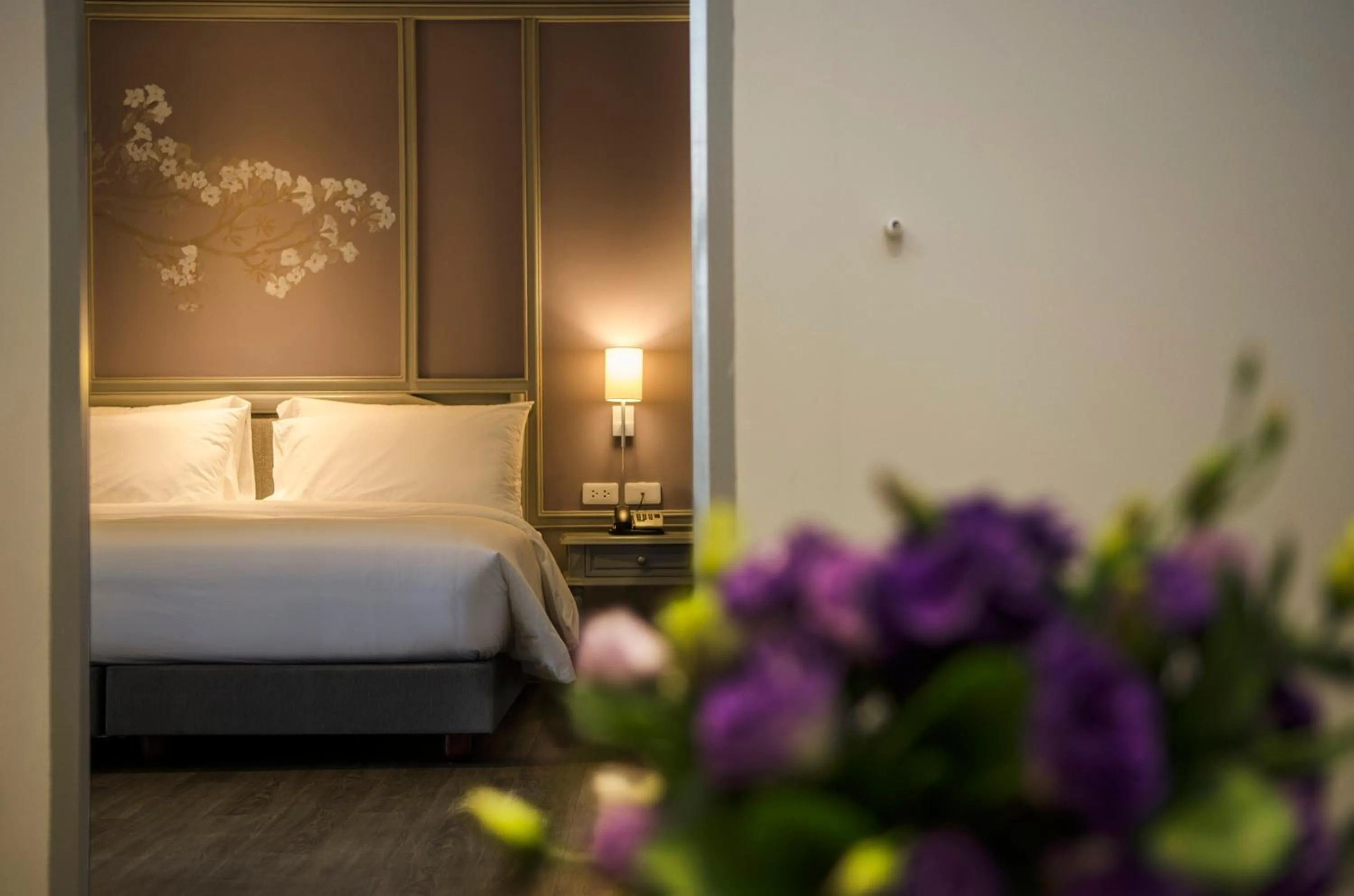 Bed in The Pantip Hotel Ladprao Bangkok