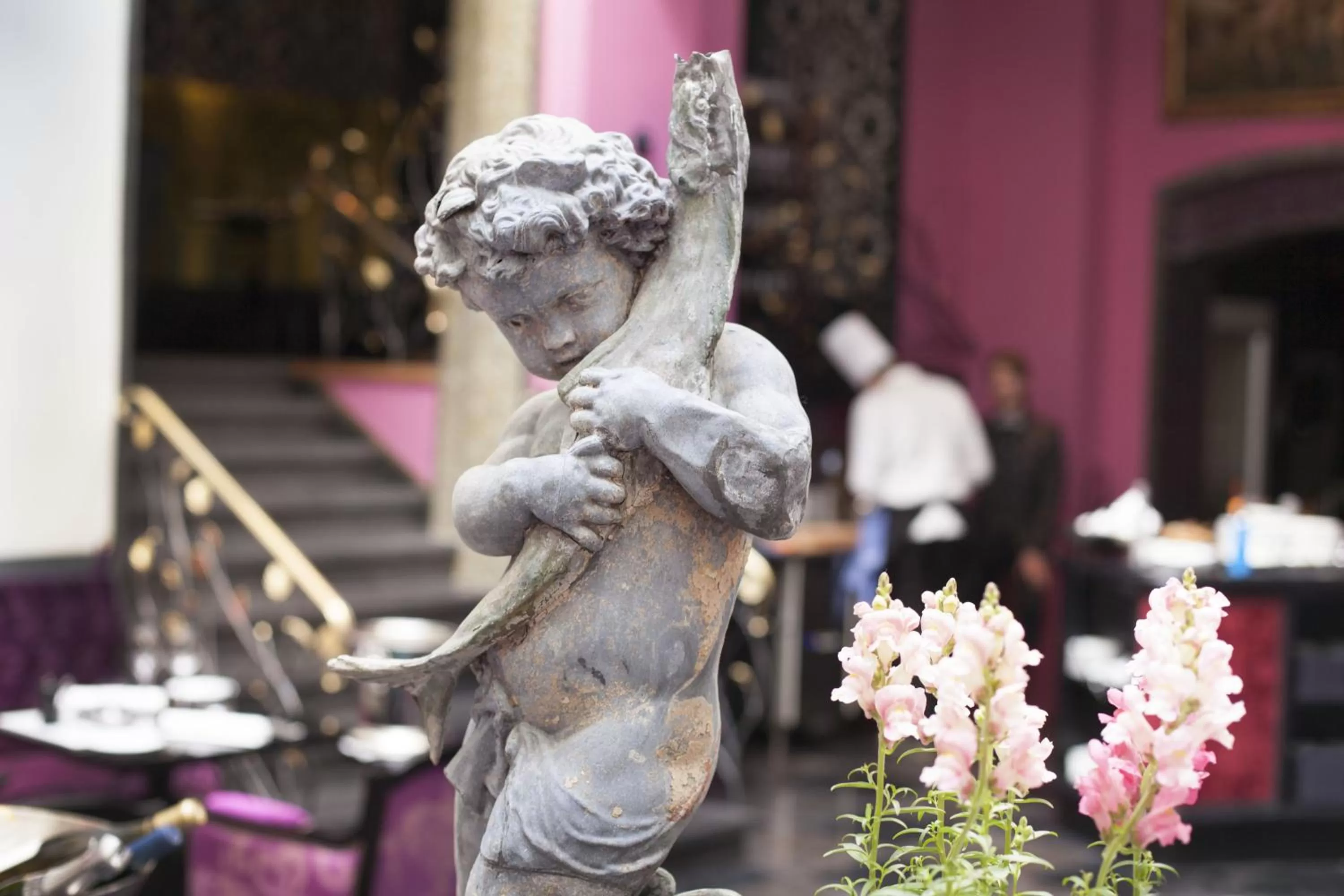 Decorative detail in Dorsia Hotel & Restaurant