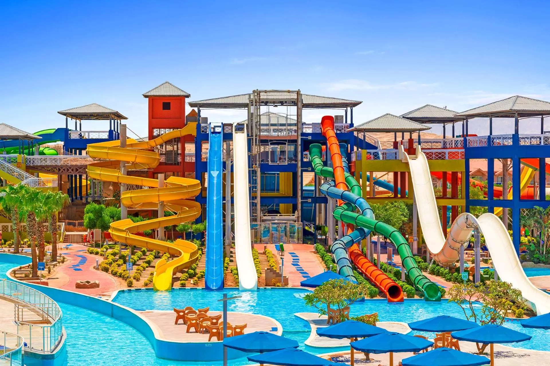Aqua park in Neverland City Hurghada - Pickalbatros