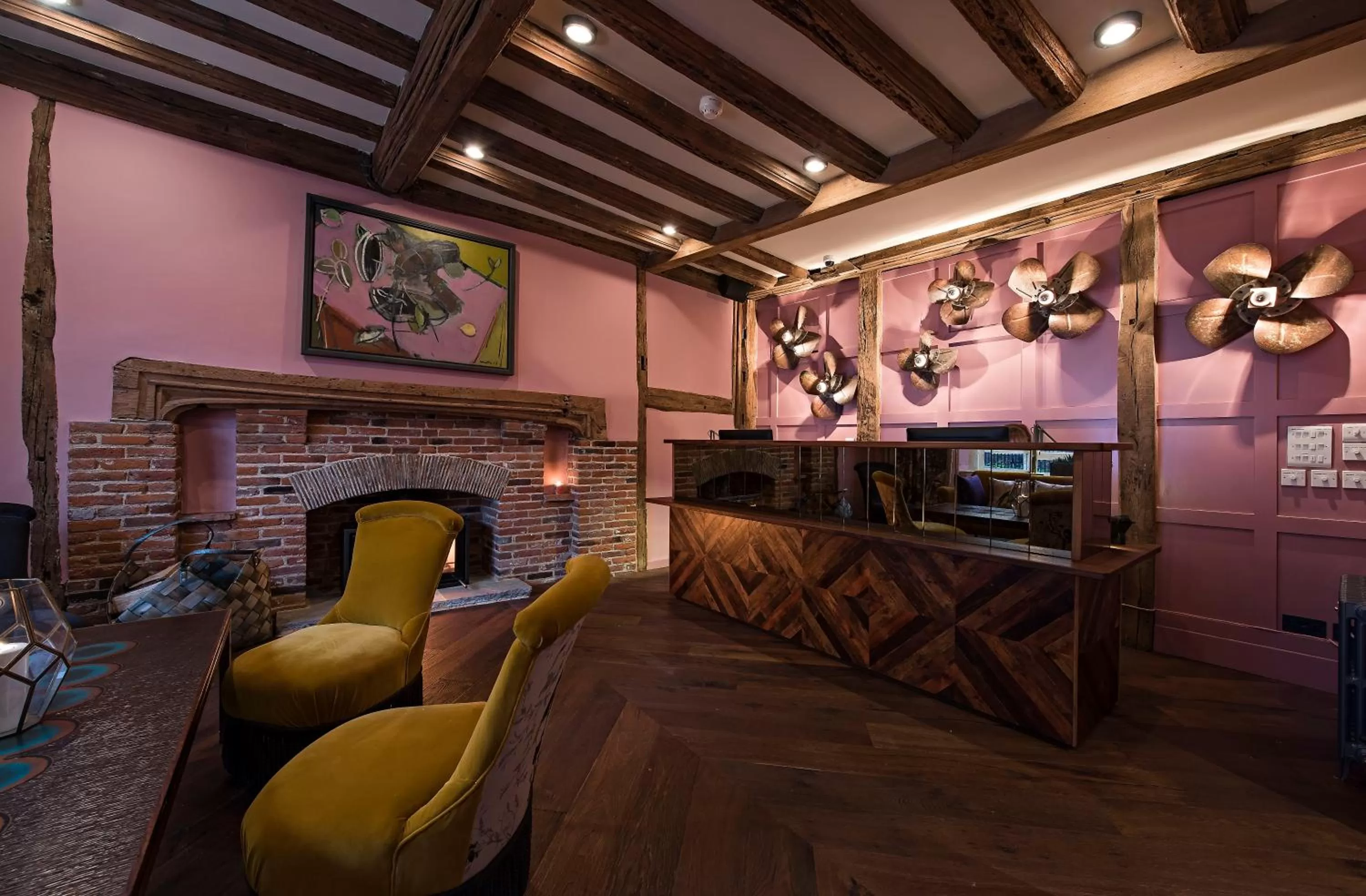 Lobby or reception in The Falstaff in Canterbury