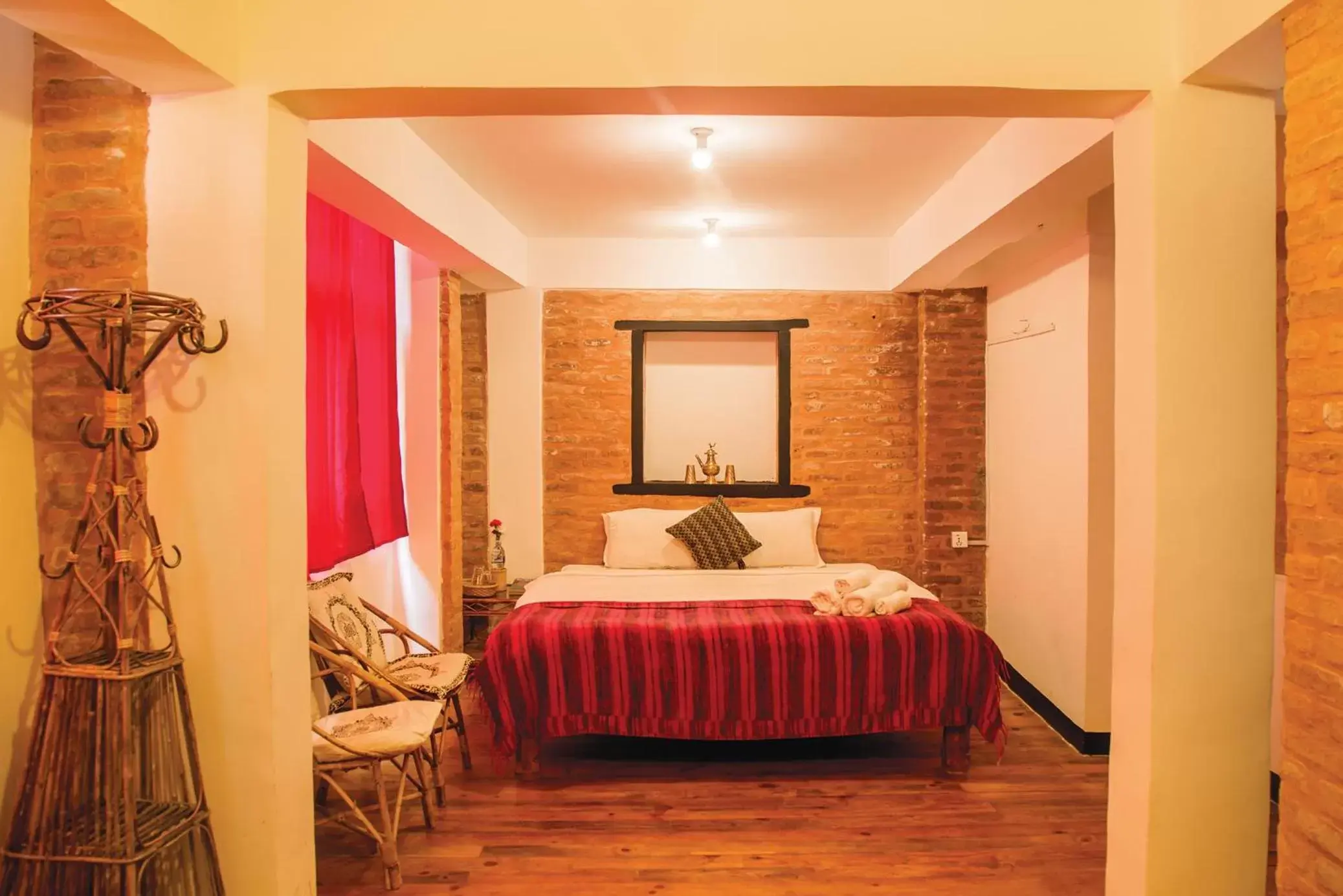 Double or Twin Room with Bathroom in Lumbini Heritage Home Double or Twin Room with Bathroom in Lumbini Heritage Home