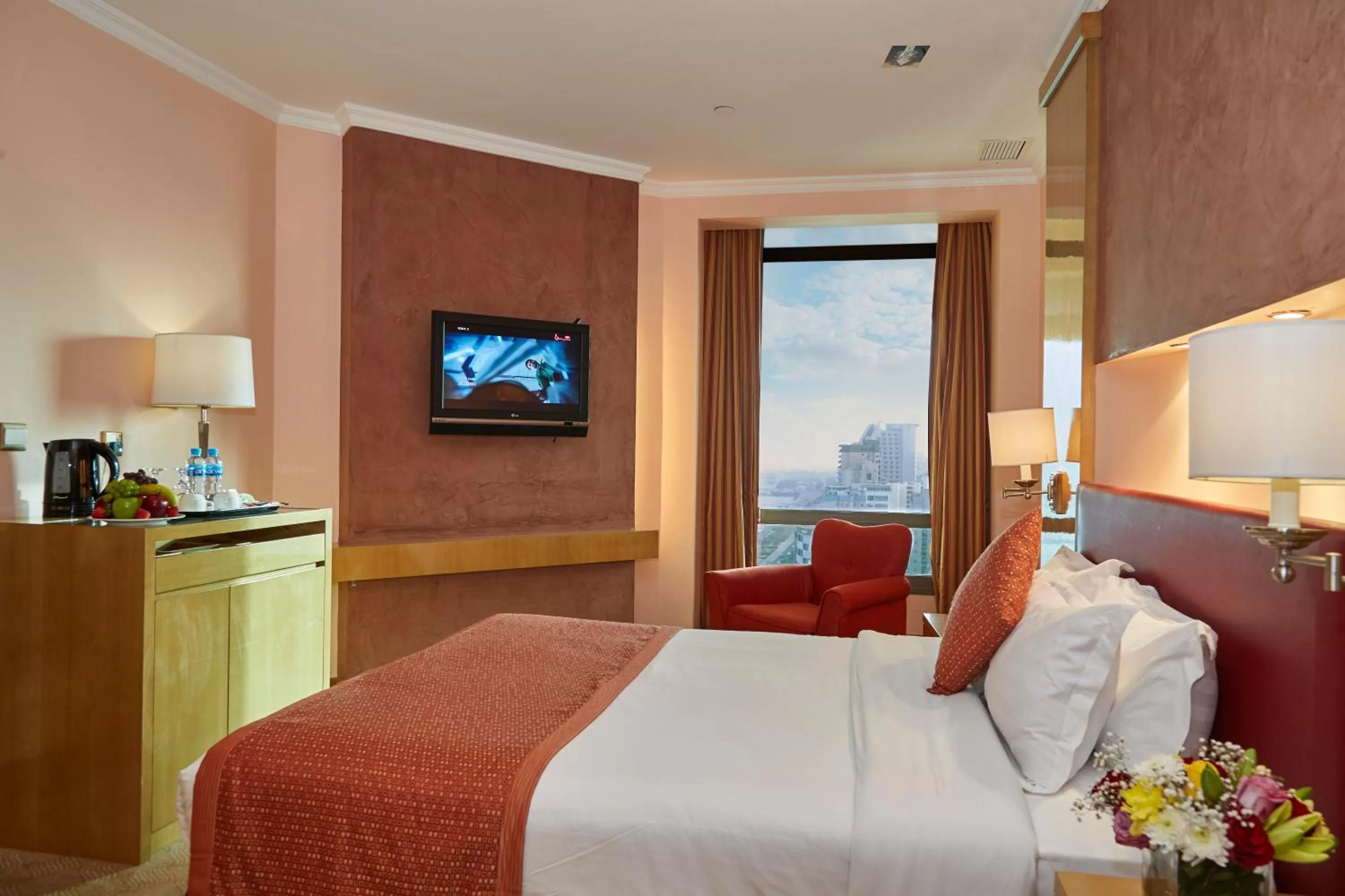 City view, Bed in Kuwait Grand Hotel