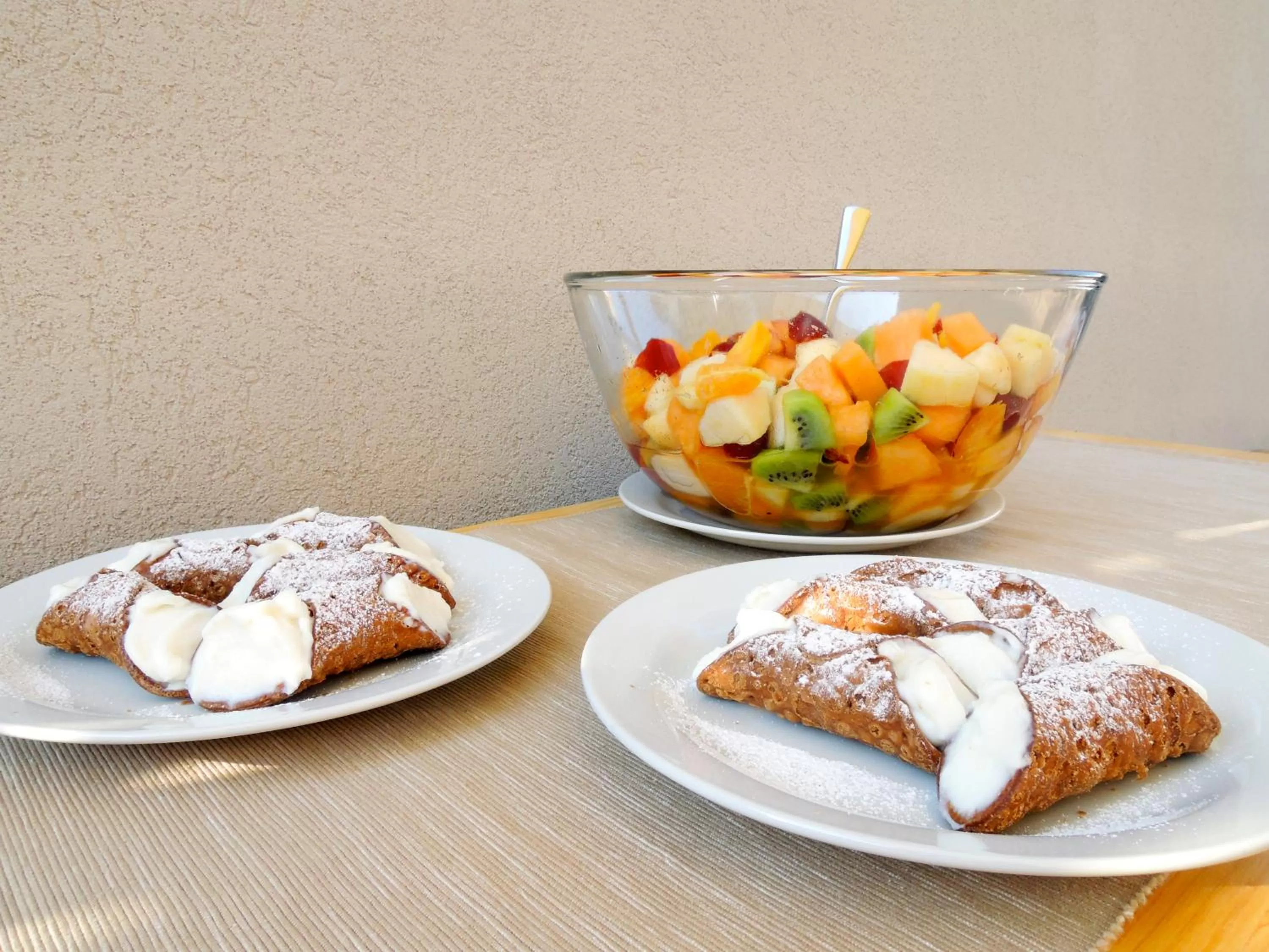 Buffet breakfast in TerraSole Bakery B&B