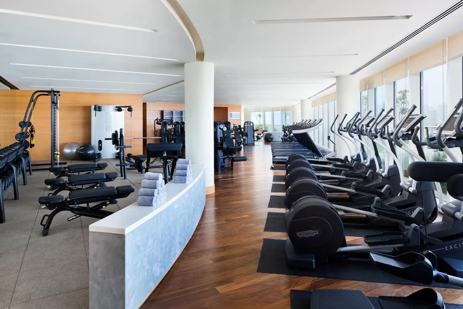 Fitness centre/facilities in Rosewood Abu Dhabi