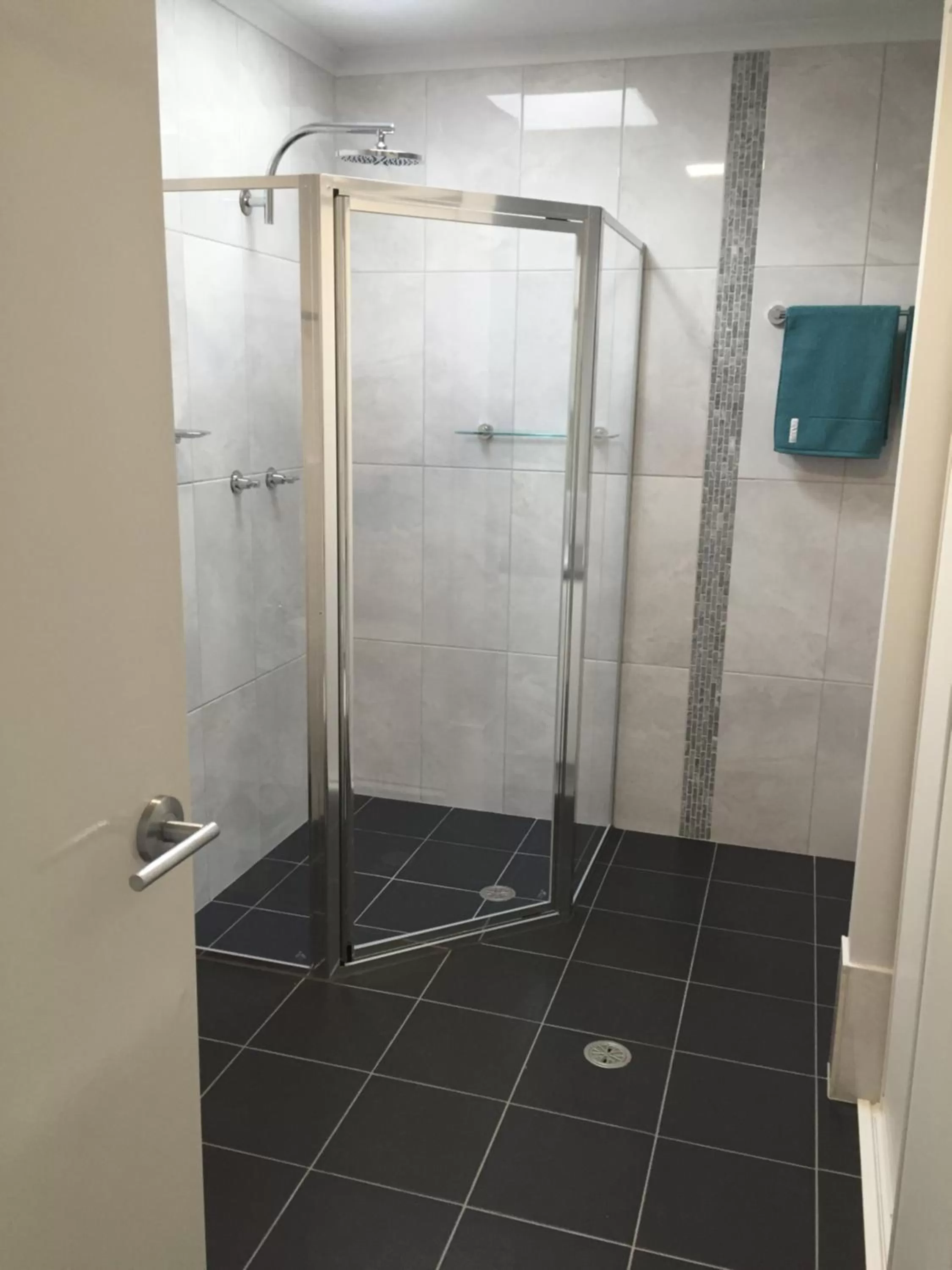 Shower in Merimbula Lake Apartments