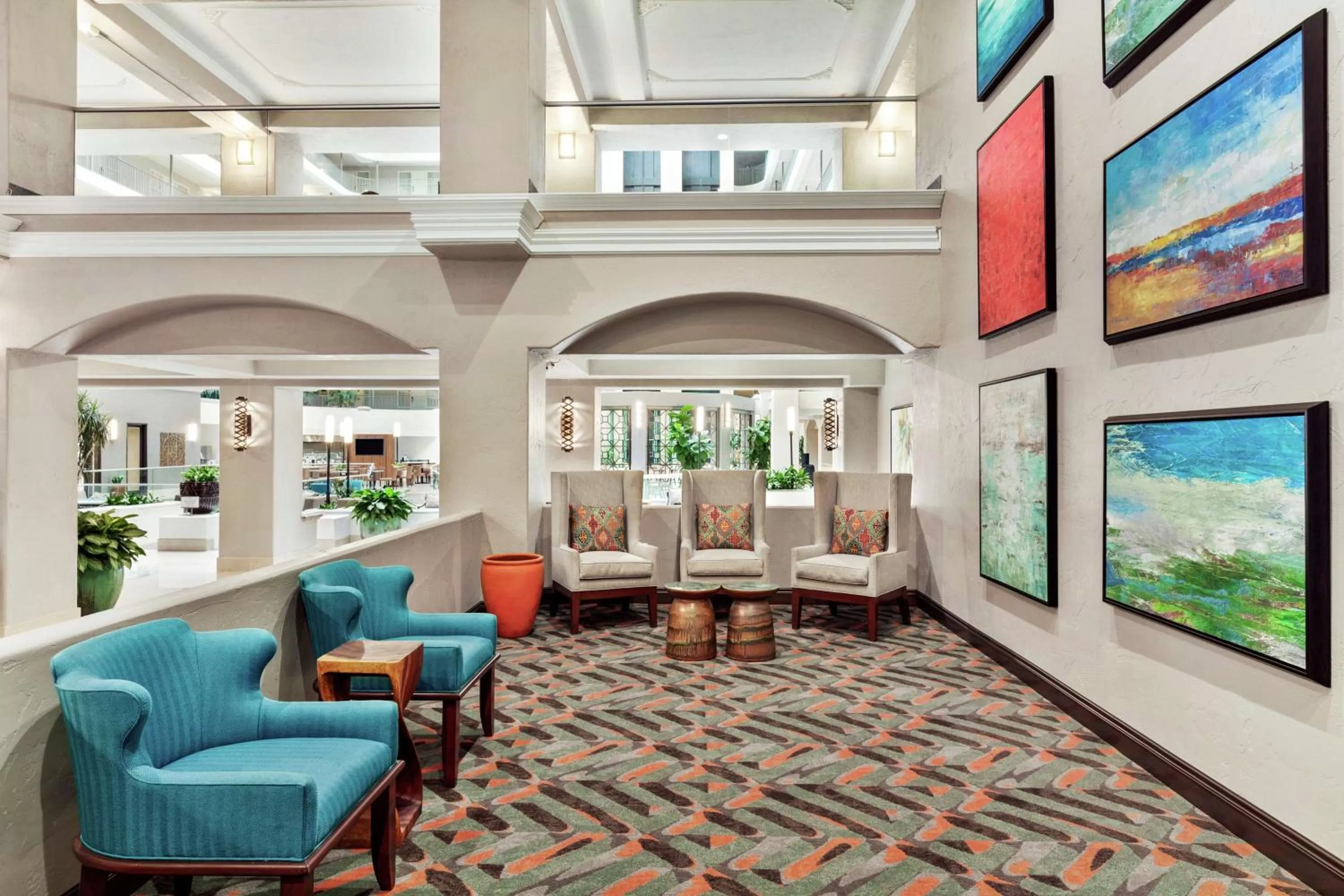 Lobby or reception in Embassy Suites by Hilton Santa Ana Orange County Airport
