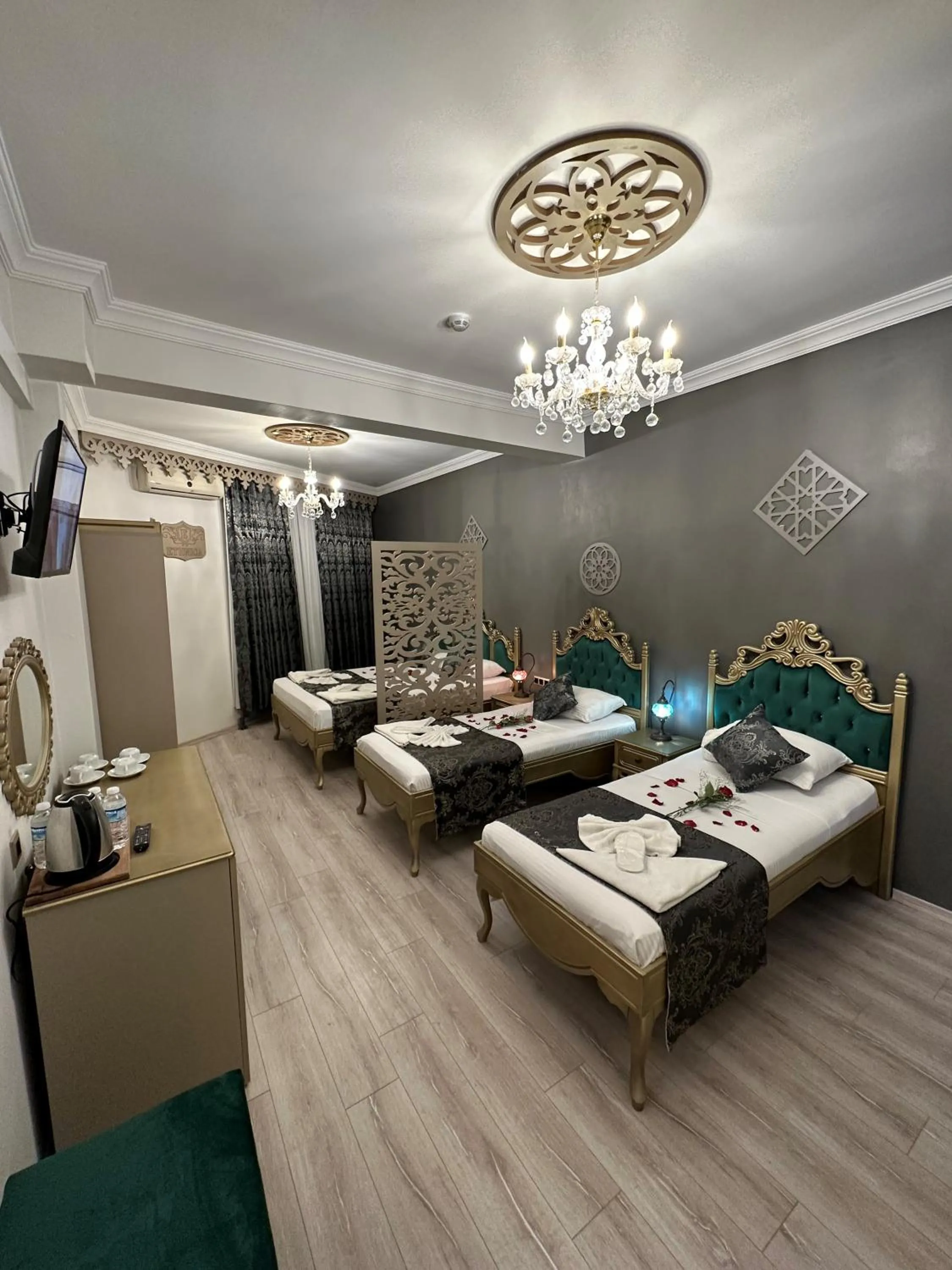 Bed in Ethnica Suites